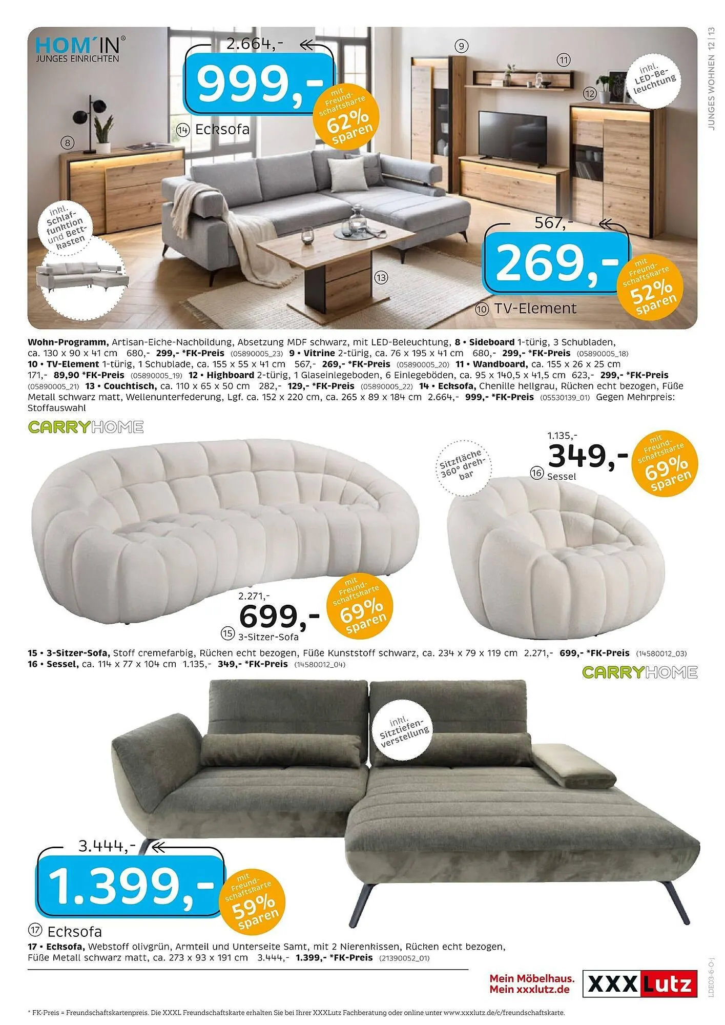 XXXLutz Prospekt von 23. Februar bis 8. März 2026 - Prospekt seite 13