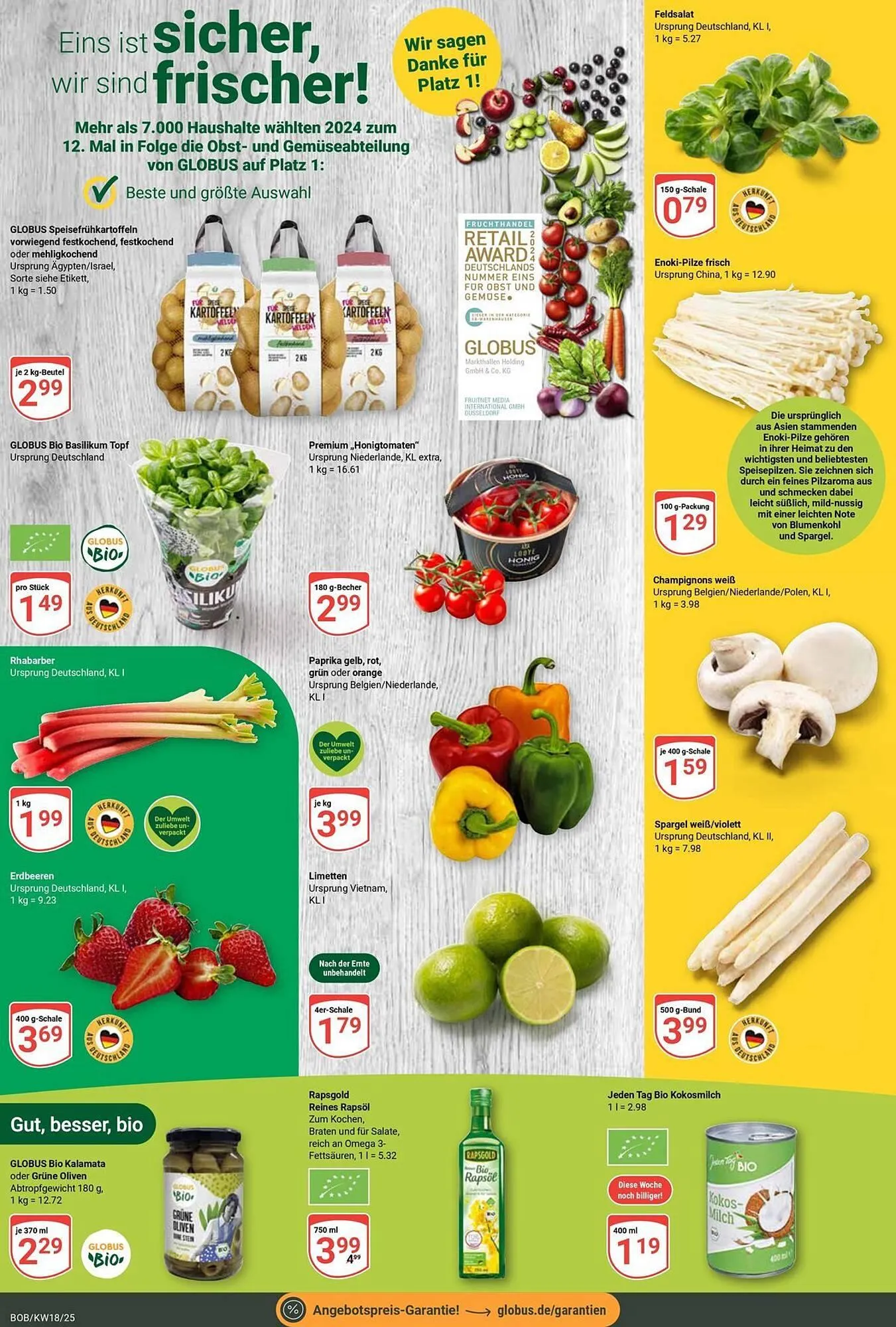 Globus Prospekt von 28. April bis 3. Mai 2025 - Prospekt seite 7