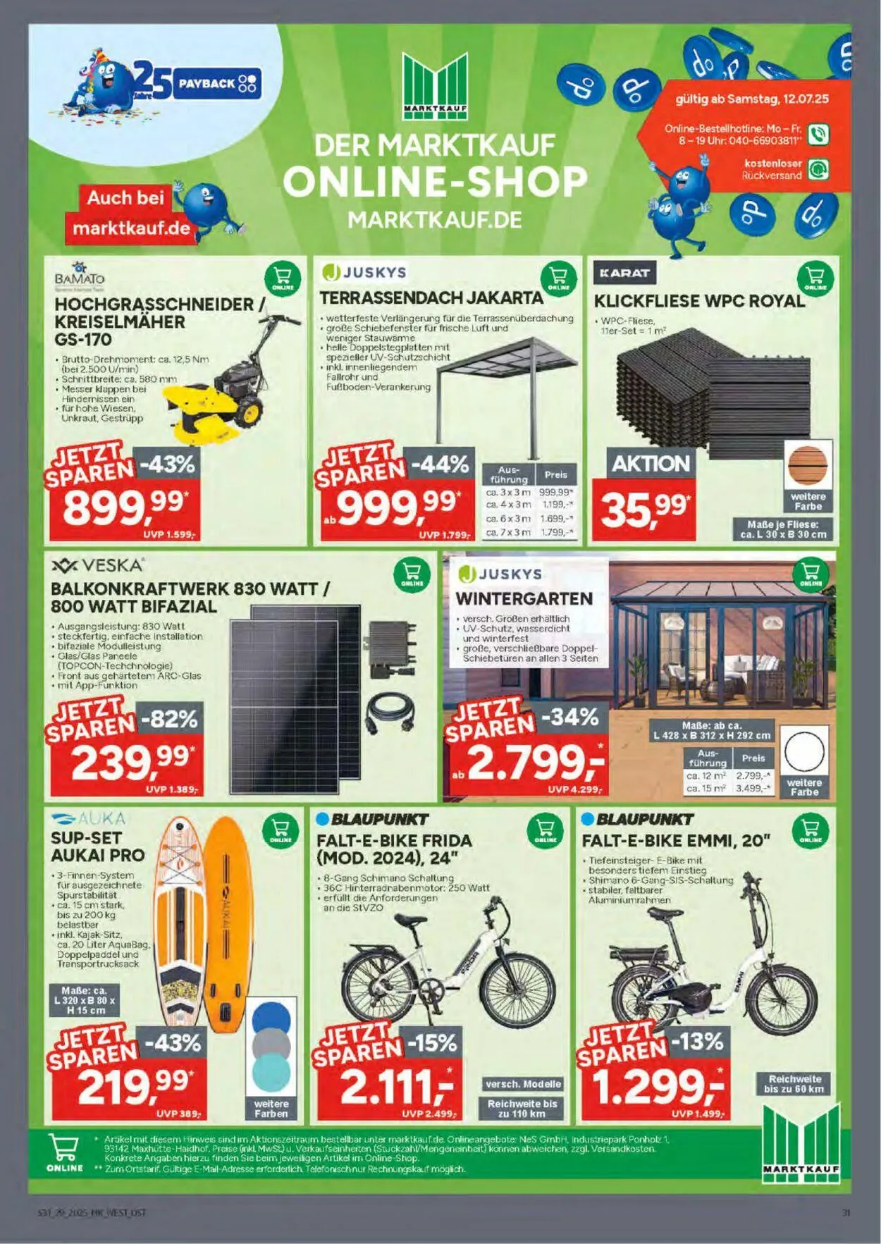 Marktkauf - Nürnberg-Thon Aktueller Prospekt von 14. Juli bis 19. Juli 2025 - Prospekt seite 31