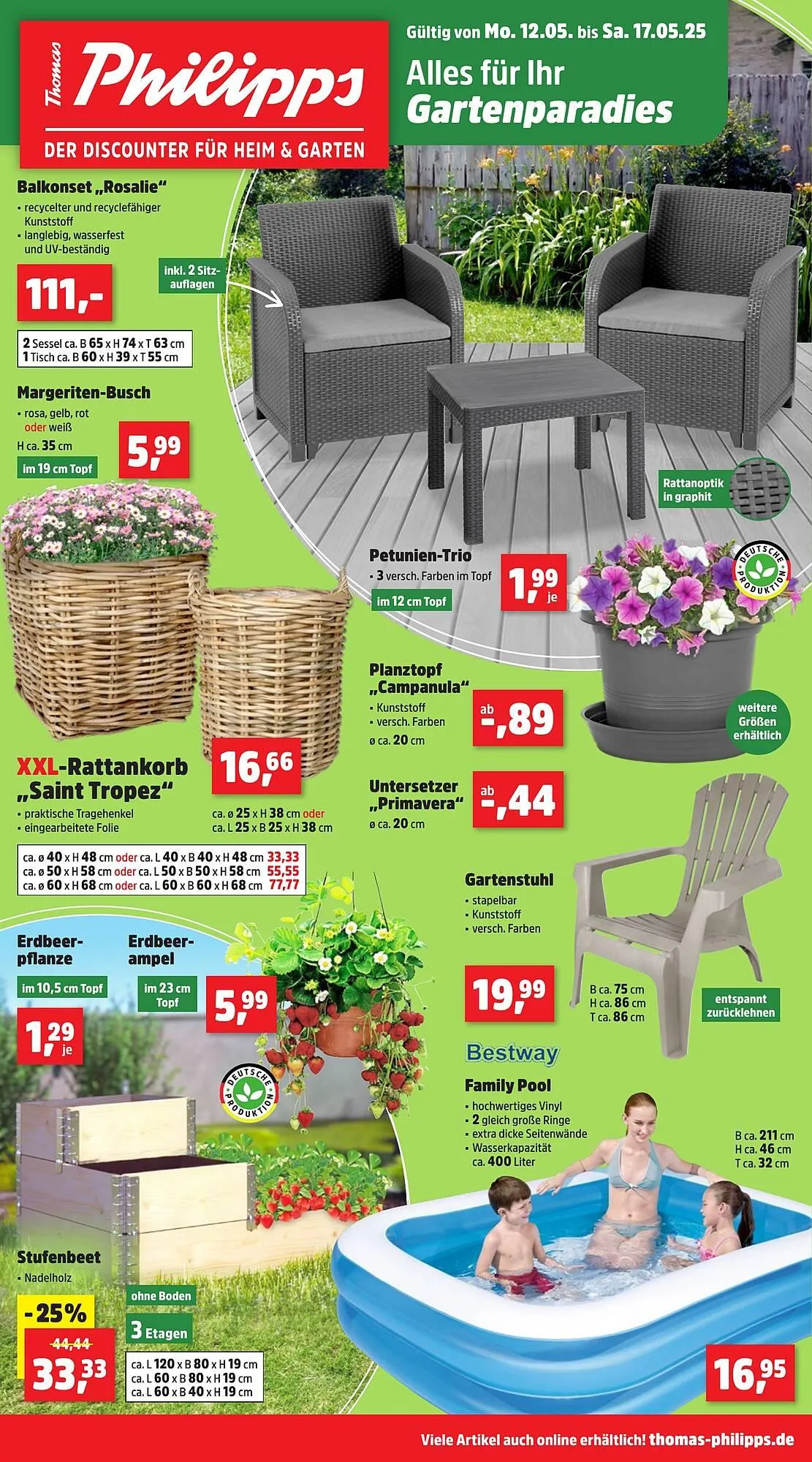 Thomas Philipps Prospekt von 12. Mai bis 17. Mai 2025 - Prospekt seite 1