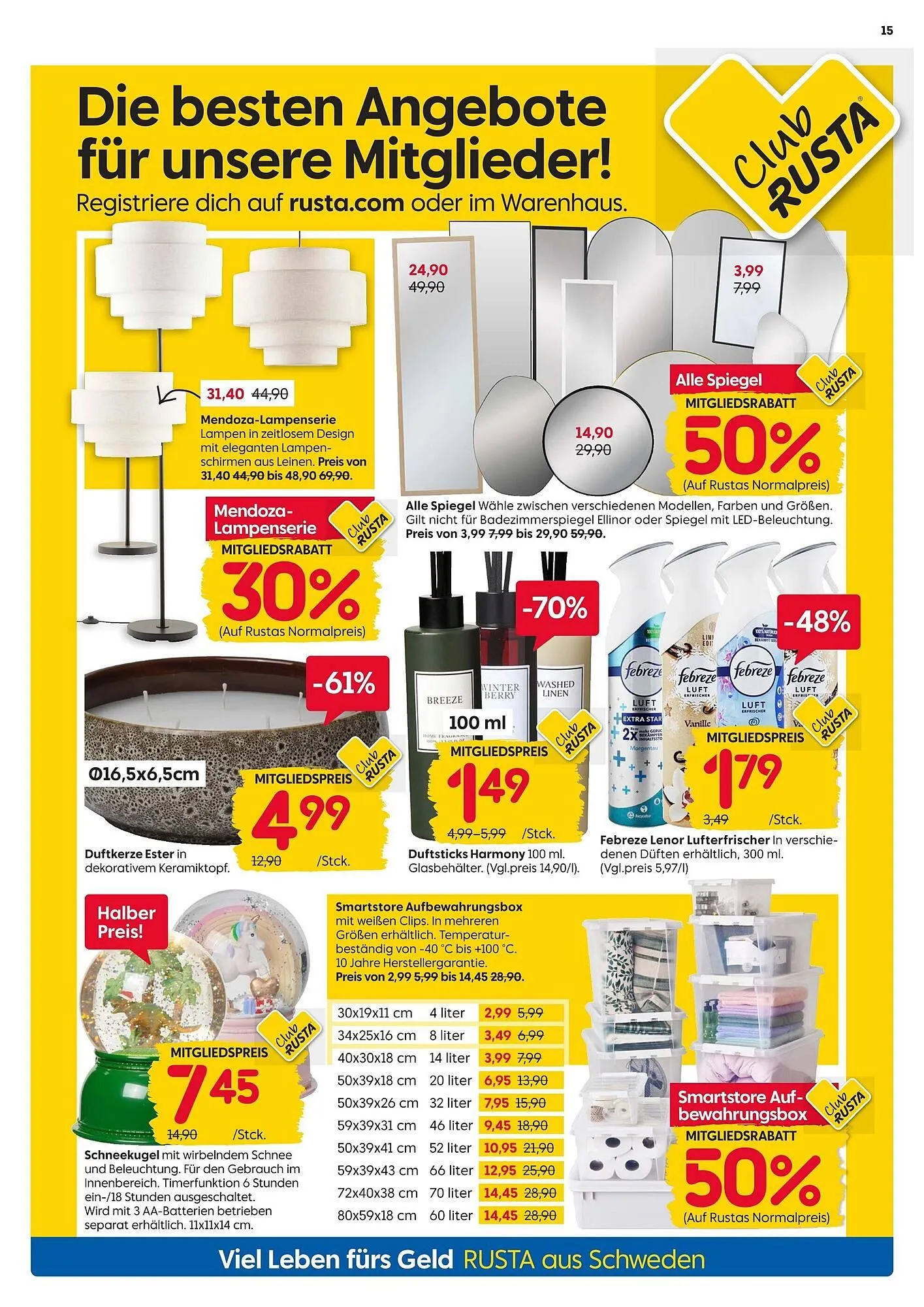 Rusta Prospekt von 4. Oktober bis 10. Oktober 2025 - Prospekt seite 15