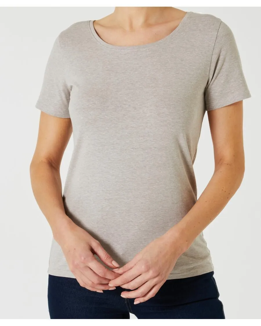 Melange-T-Shirt Janina, Stretchanteil