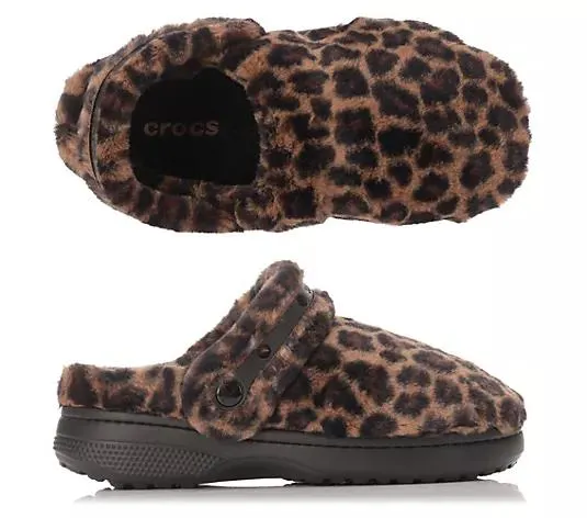 CROCS™ Damen- Clog Unfurgettable Animal Fersenriemen leopard