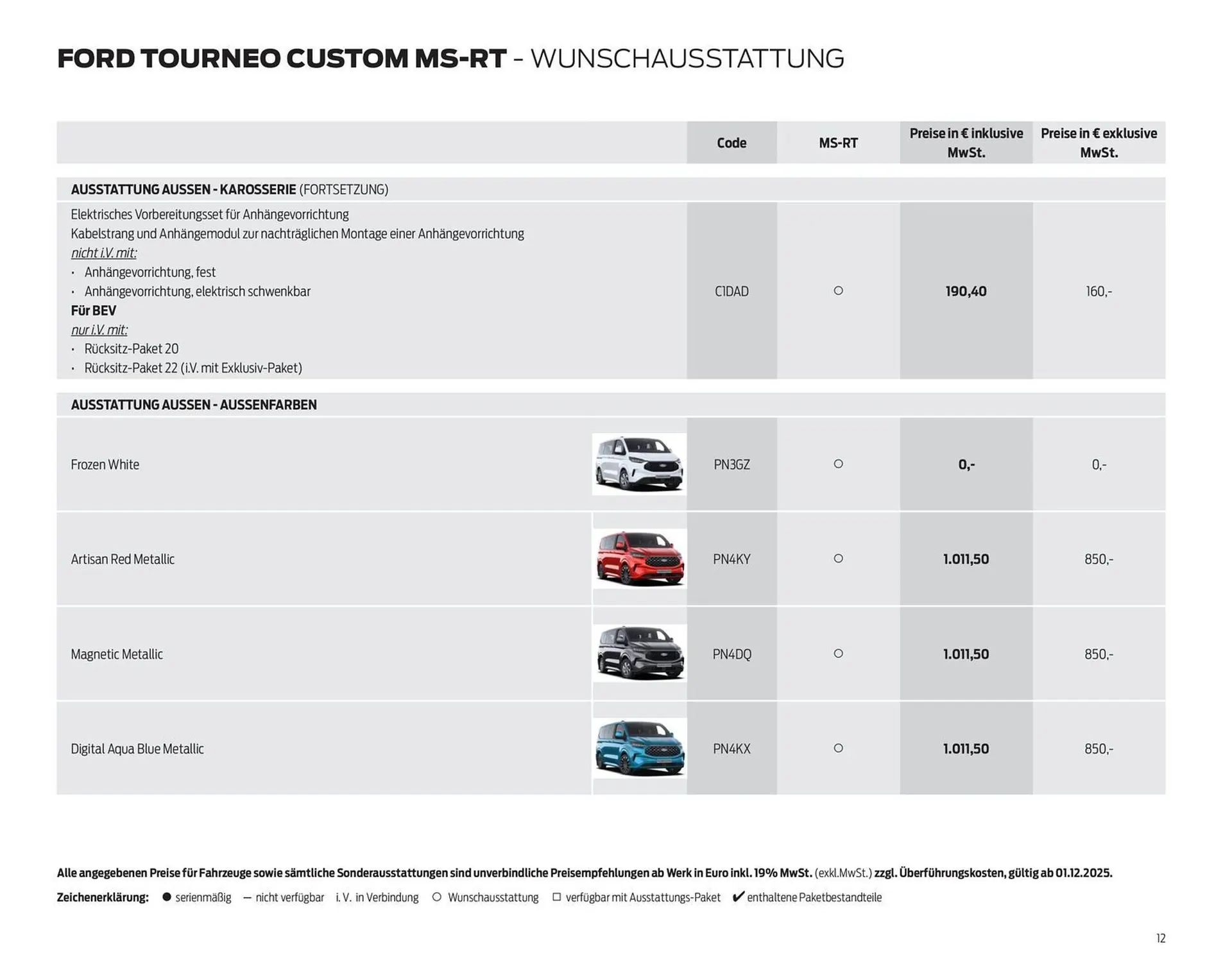 Ford Prospekt von 10. Dezember bis 31. Dezember 2025 - Prospekt seite 12