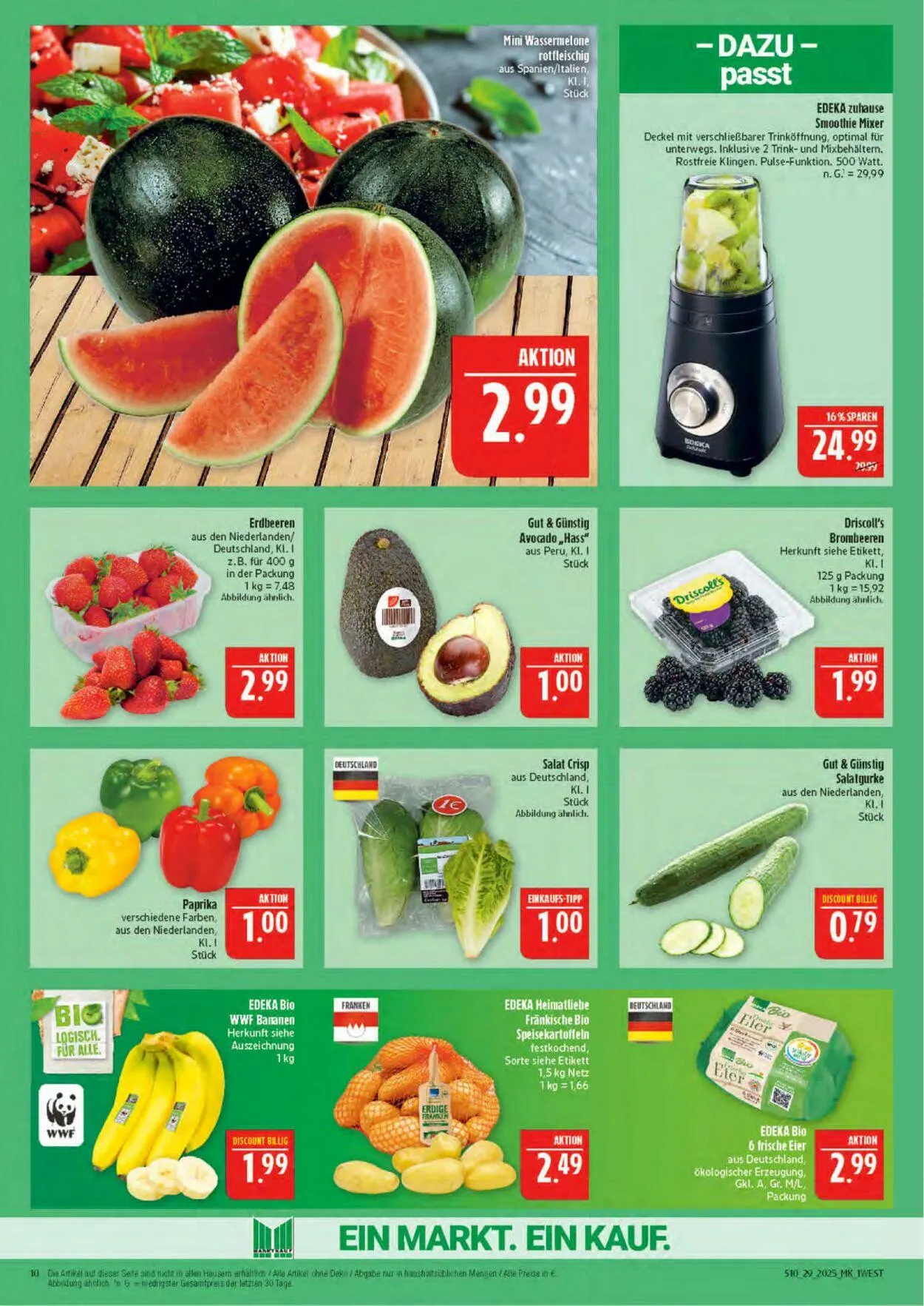 Marktkauf - Nürnberg-Thon Aktueller Prospekt von 14. Juli bis 19. Juli 2025 - Prospekt seite 10