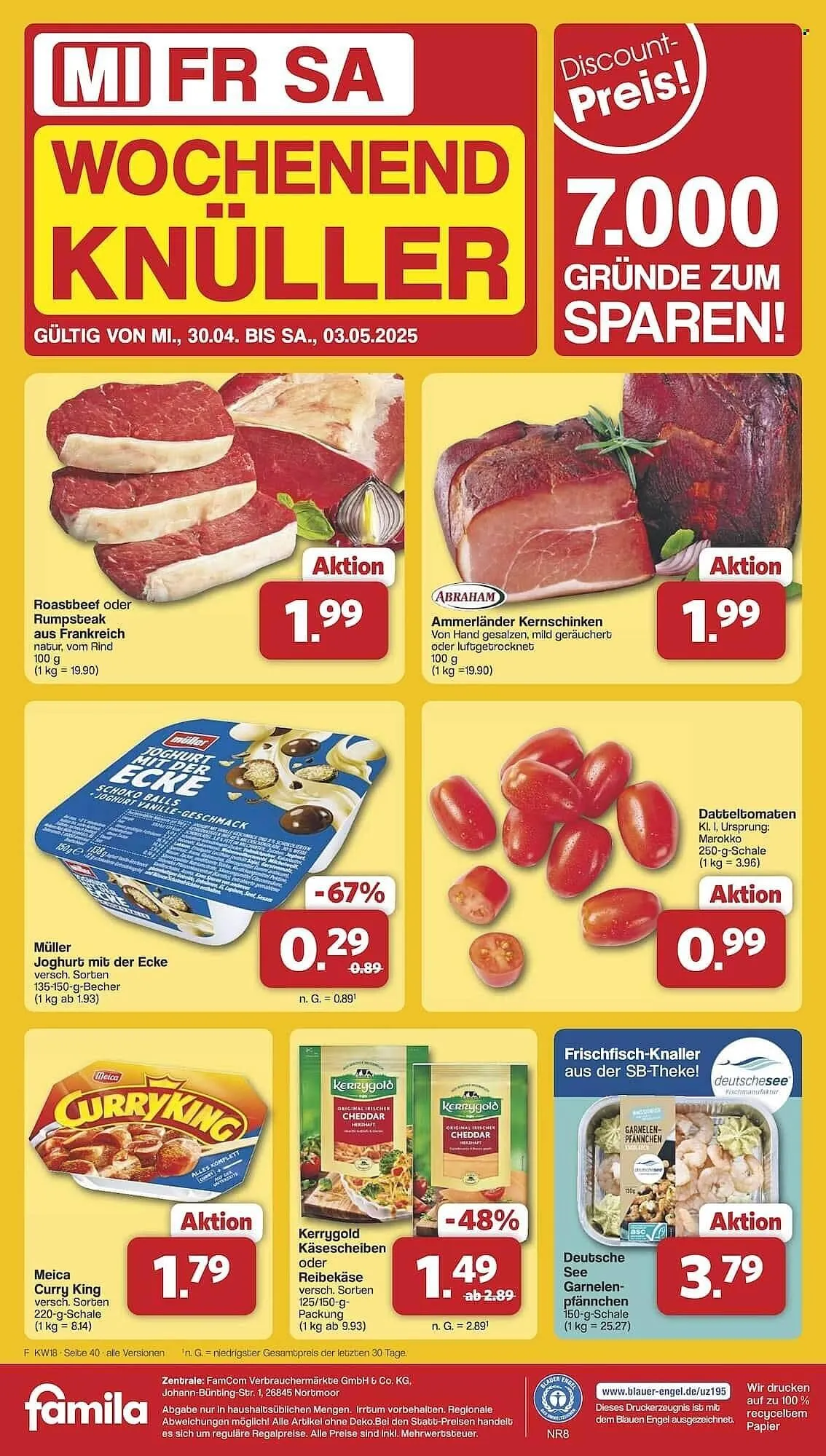 Famila Nord Ost Prospekt von 28. April bis 3. Mai 2025 - Prospekt seite 46