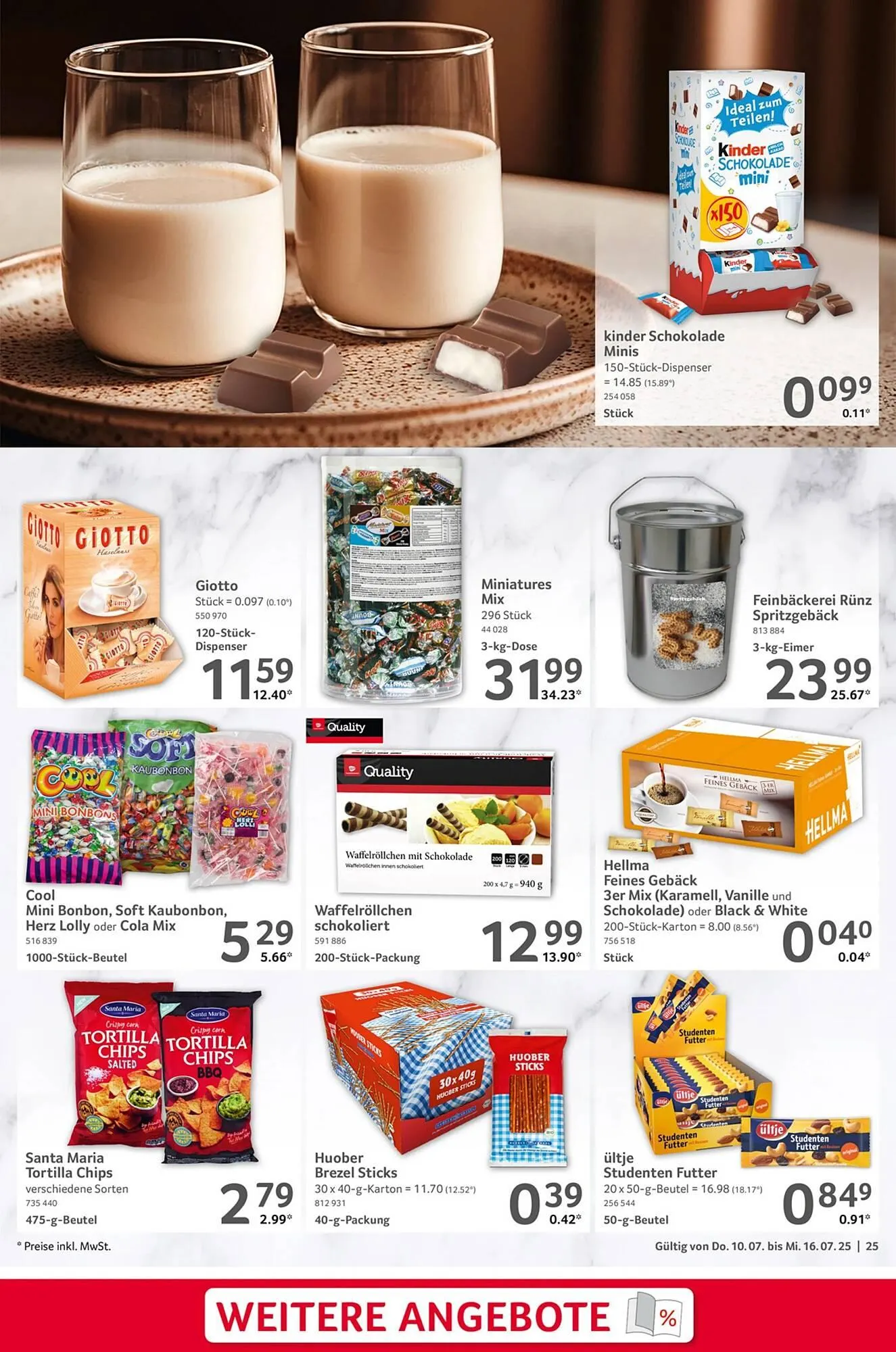 Selgros Prospekt von 10. Juli bis 17. Juli 2025 - Prospekt seite 25