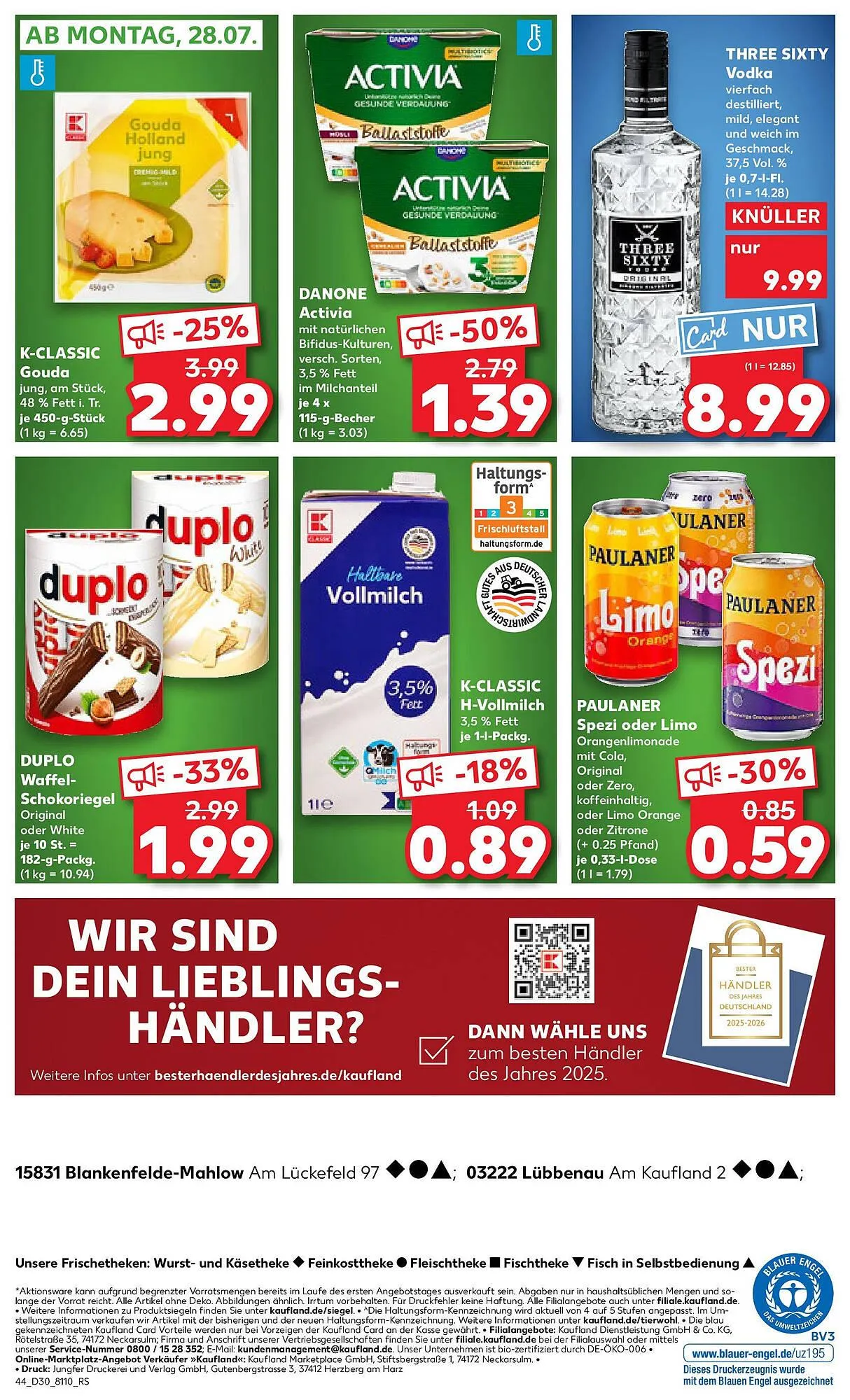 Kaufland Prospekt von 27. Juli bis 30. Juli 2025 - Prospekt seite 7