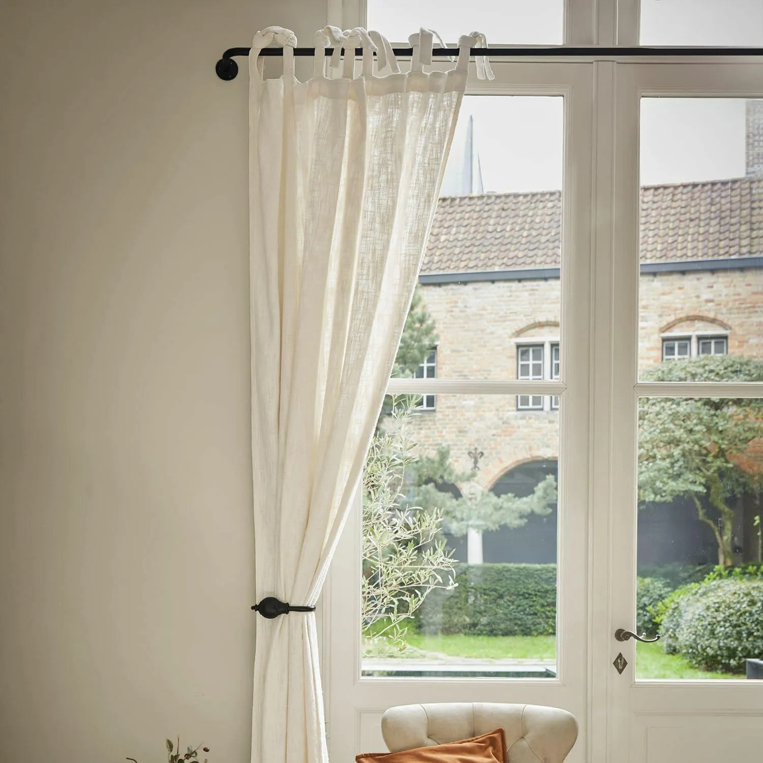 Eck-Gardinenstange mit Halter 2er Set Belarune