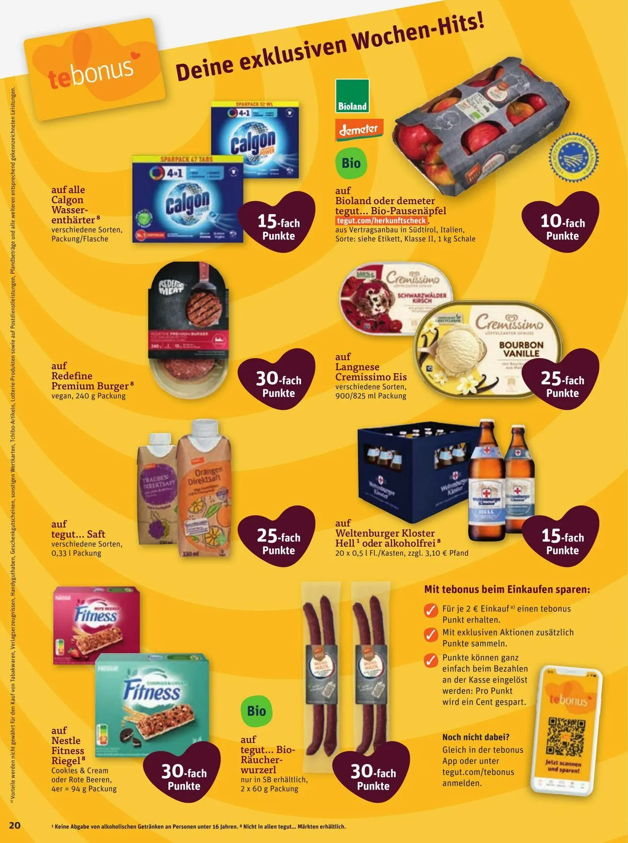 Tegut Aktueller Prospekt von 3. November bis 9. November 2025 - Prospekt seite 22