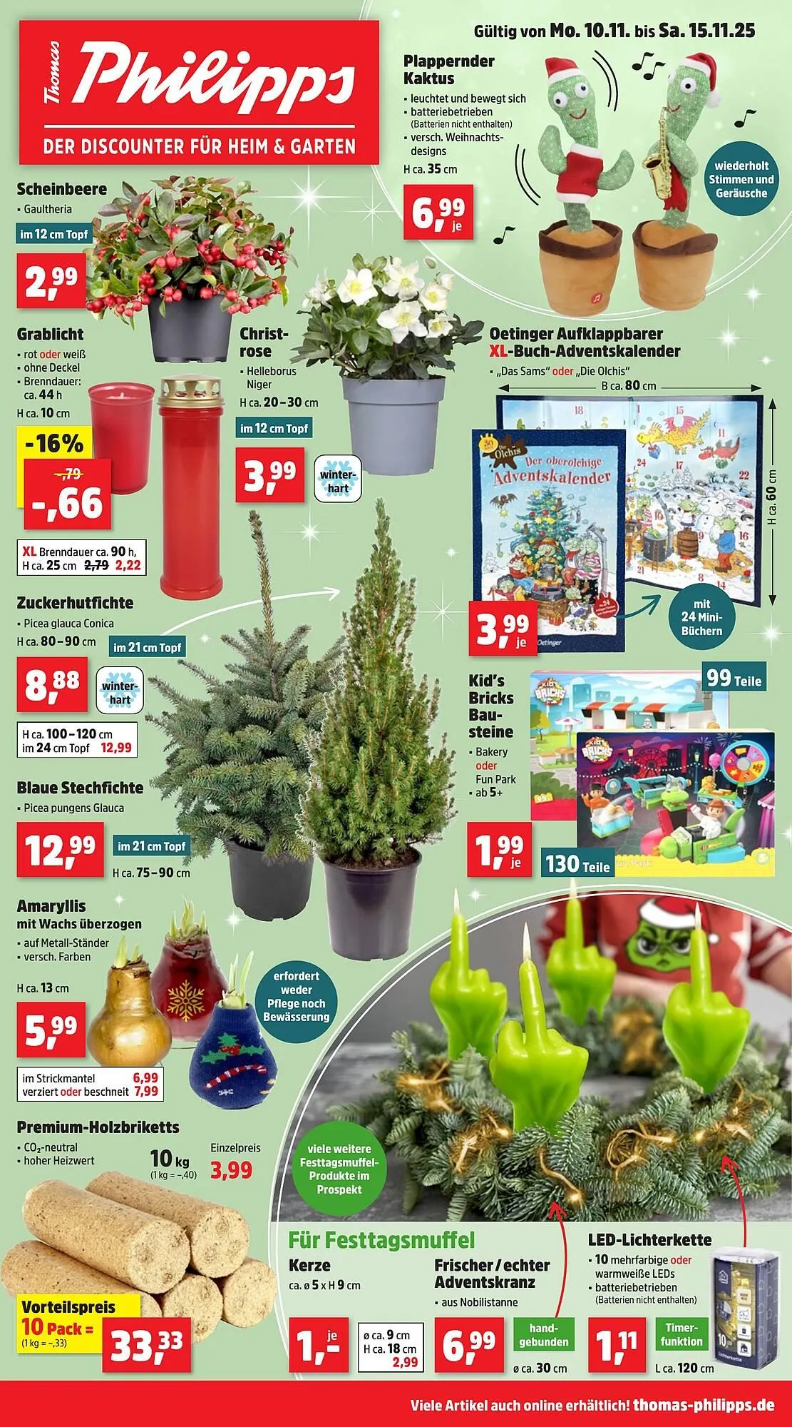 Thomas Philipps Prospekt von 10. November bis 15. November 2025 - Prospekt seite 1