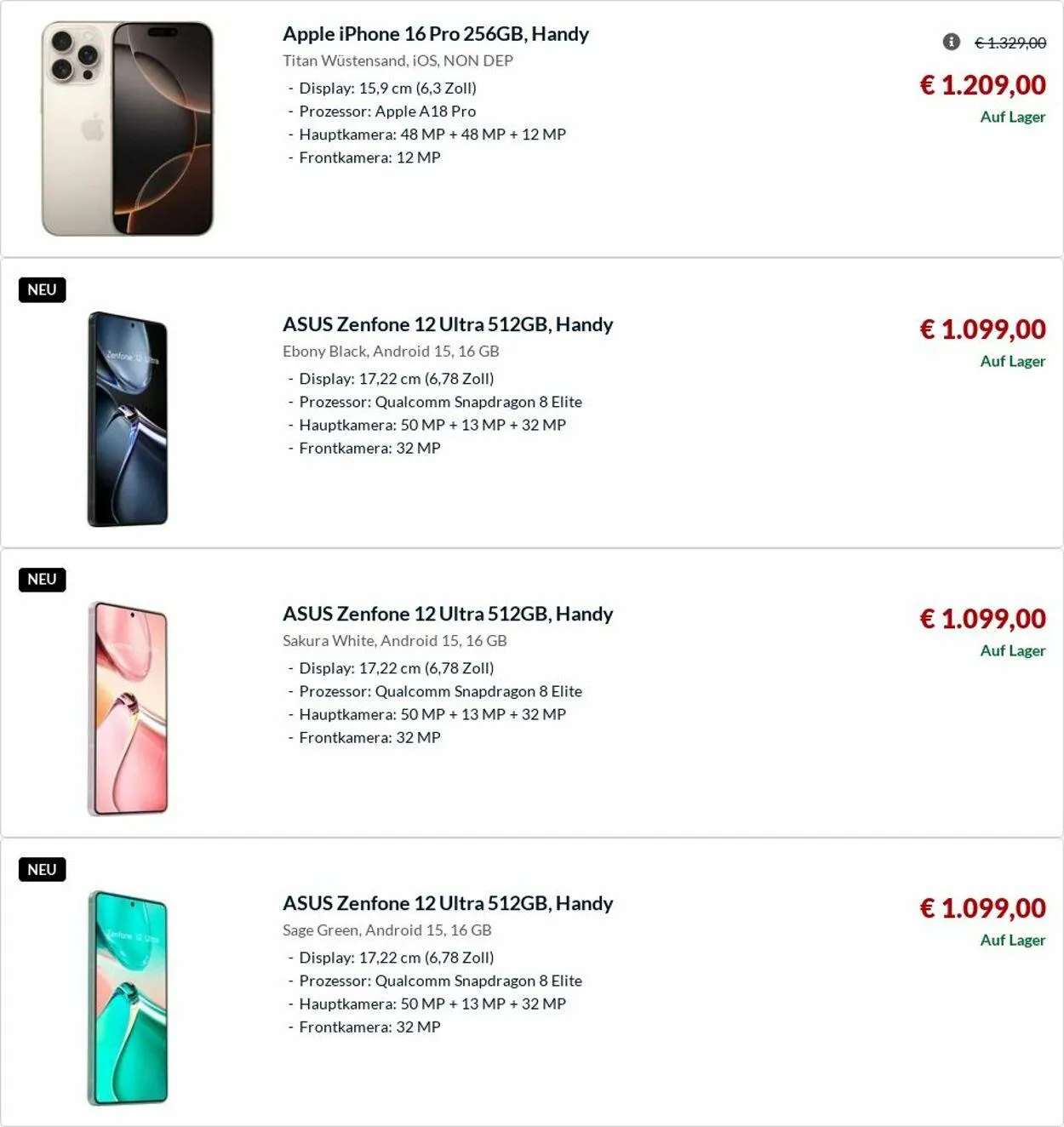 Alternate Aktueller Prospekt von 17. März bis 26. März 2025 - Prospekt seite 109