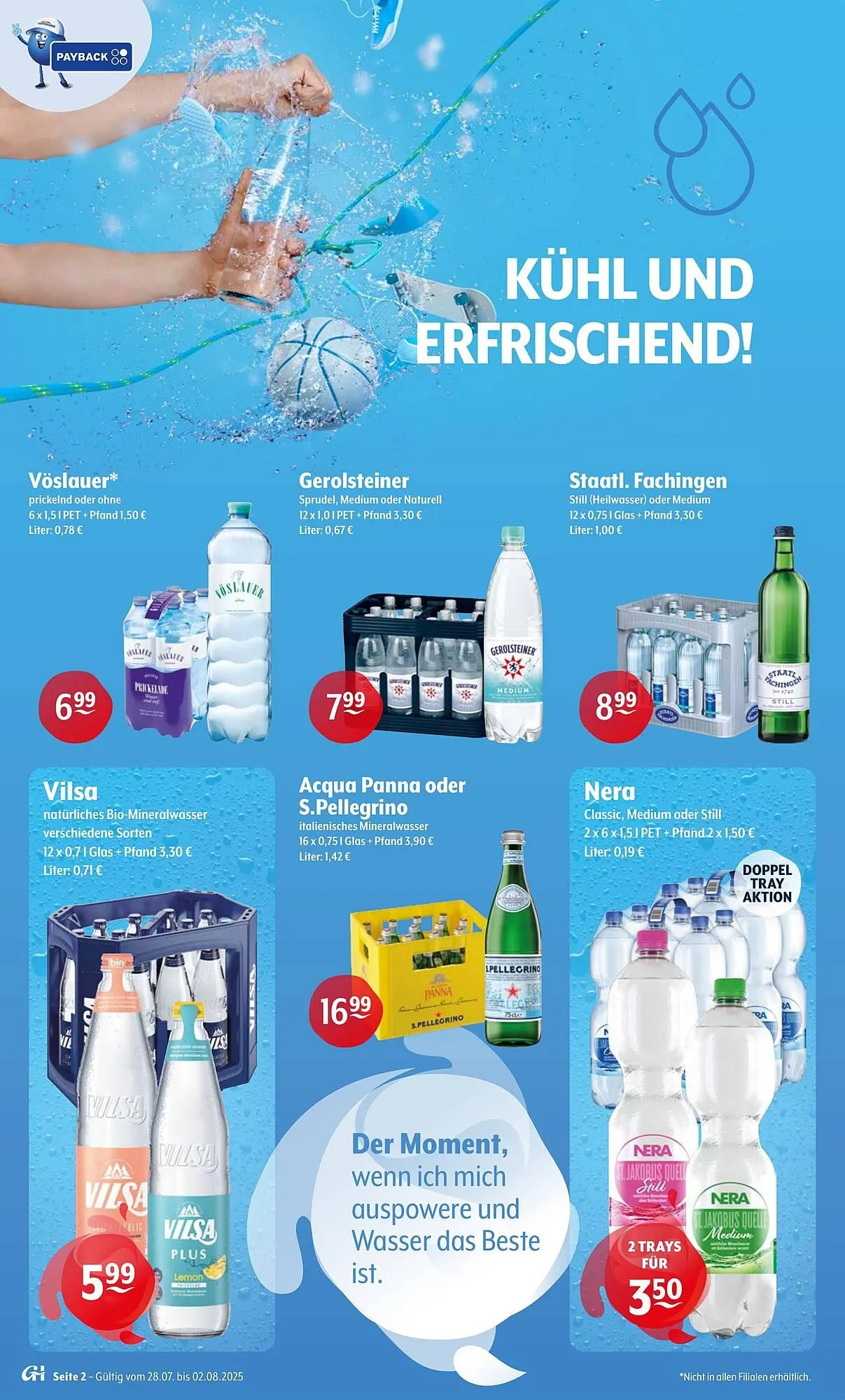 Getränke Hoffmann Prospekt von 28. Juli bis 2. August 2025 - Prospekt seite 2