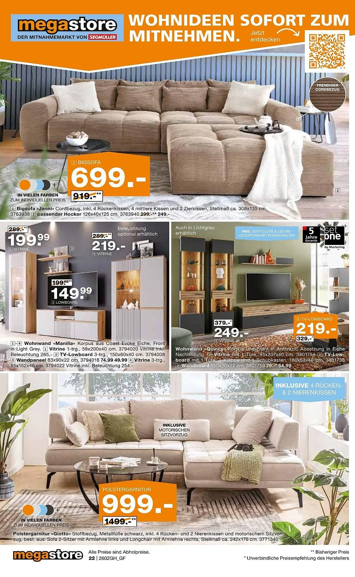 Segmüller Prospekt von 31. Januar bis 21. Februar 2026 - Prospekt seite 40