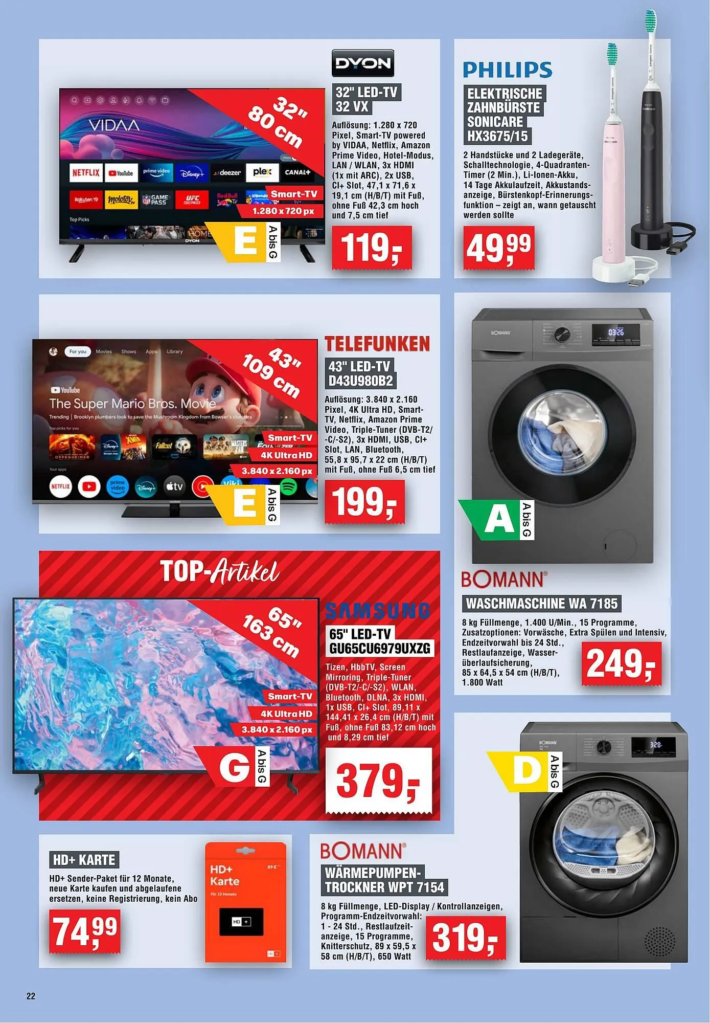 Handelshof Prospekt von 26. Februar bis 4. März 2026 - Prospekt seite 22