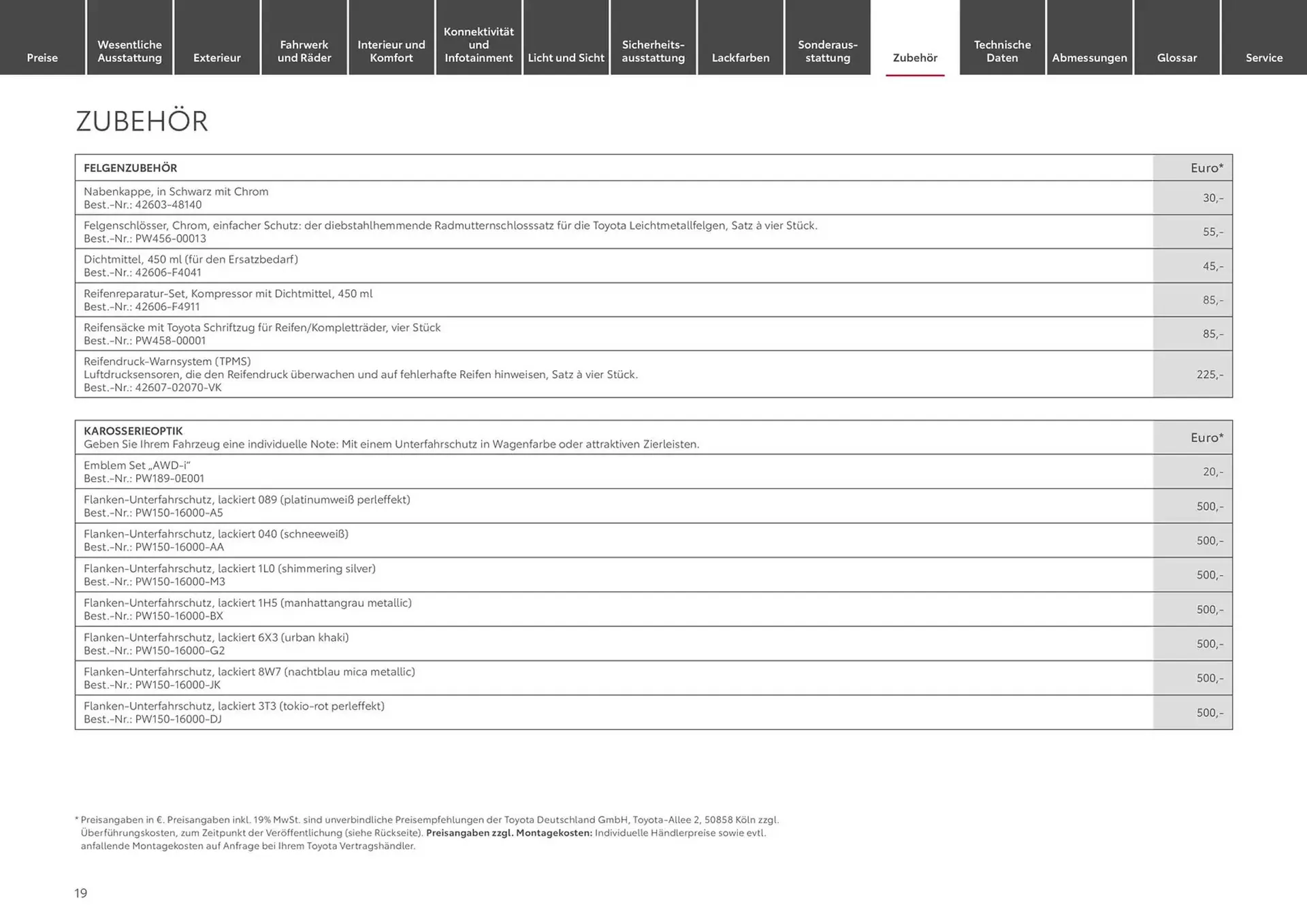 Toyota Prospekt von 28. September bis 28. September 2025 - Prospekt seite 19