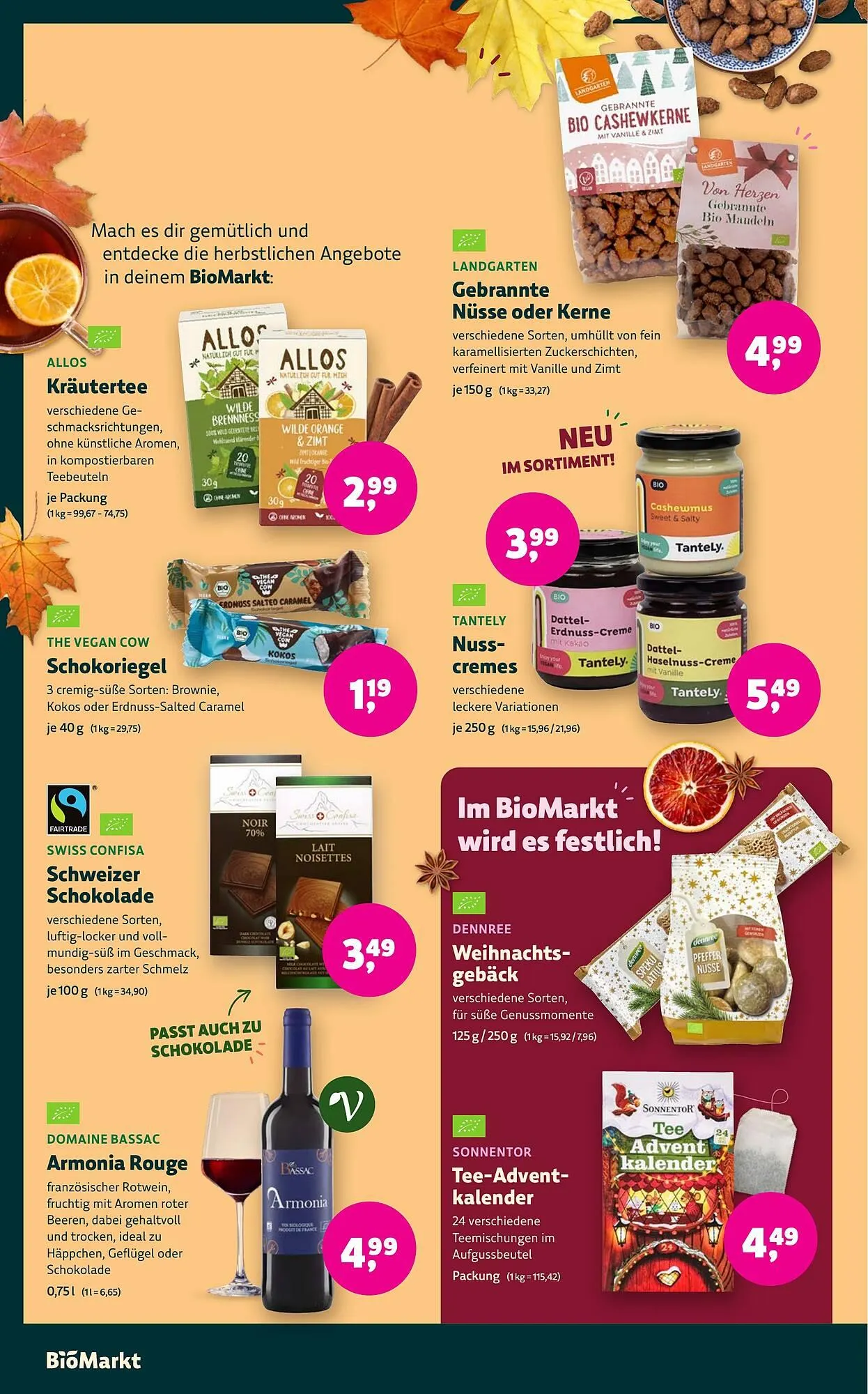Aleco Biomarkt Prospekt von 22. Oktober bis 4. November 2025 - Prospekt seite 12