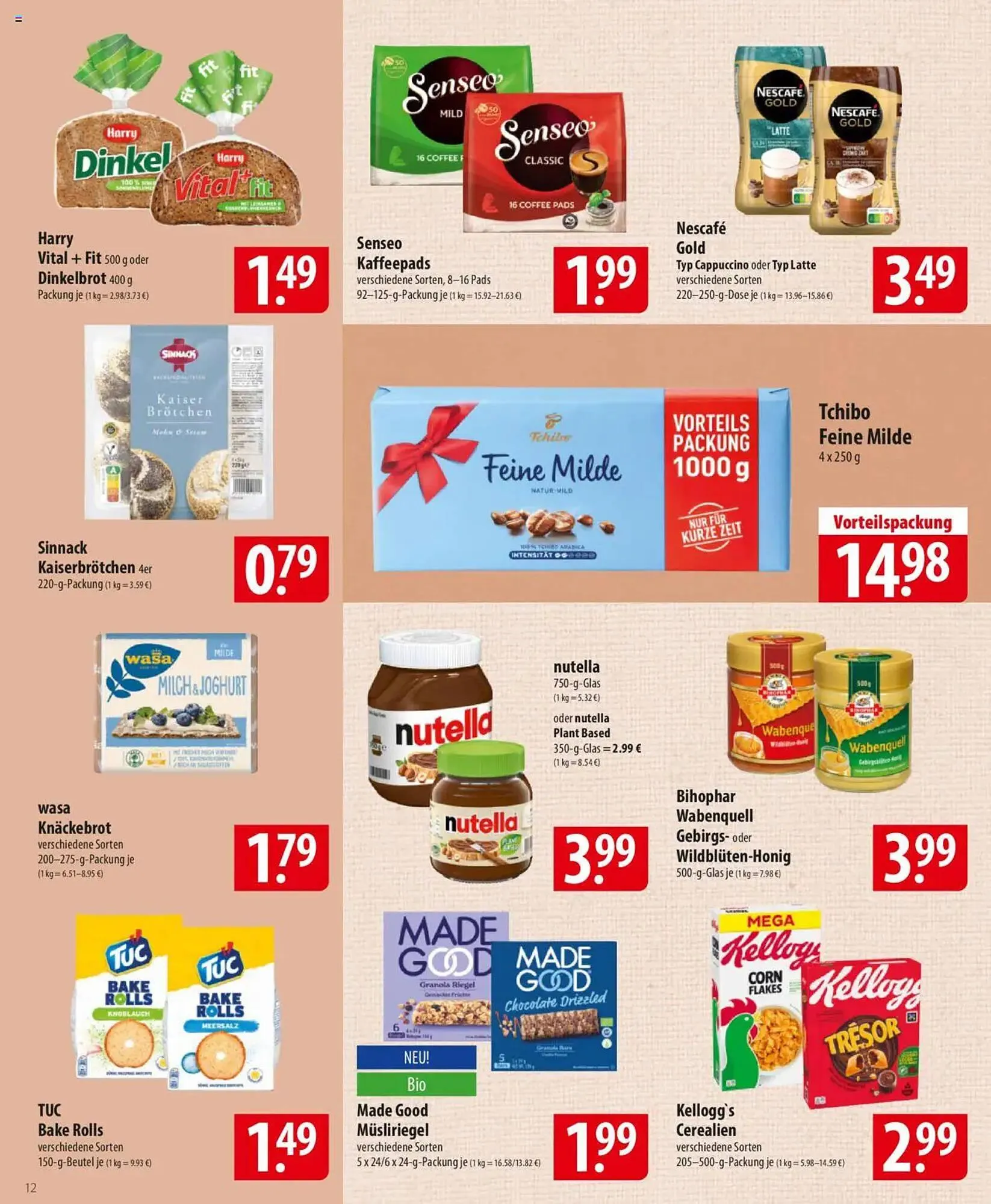 Famila Nord Ost Prospekt von 24. März bis 29. März 2025 - Prospekt seite 12