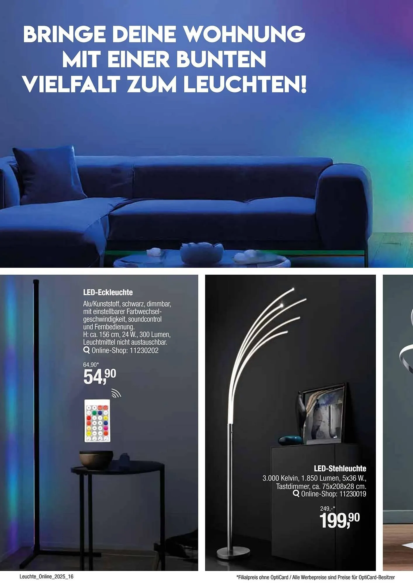 Opti Wohnwelt Prospekt von 25. Juli bis 1. Oktober 2025 - Prospekt seite 16