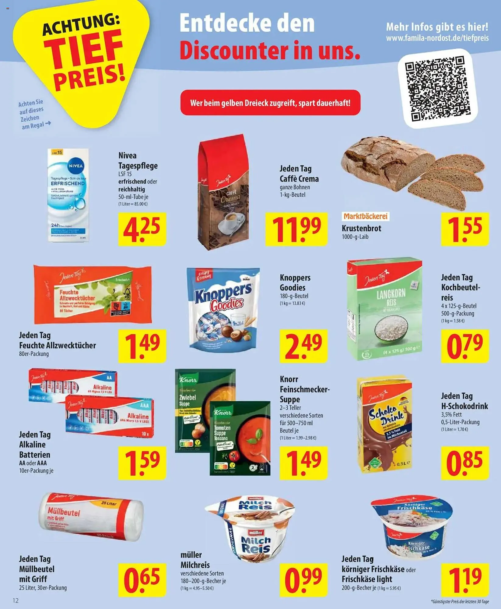 Famila Nord Ost Prospekt von 7. April bis 11. April 2026 - Prospekt seite 12