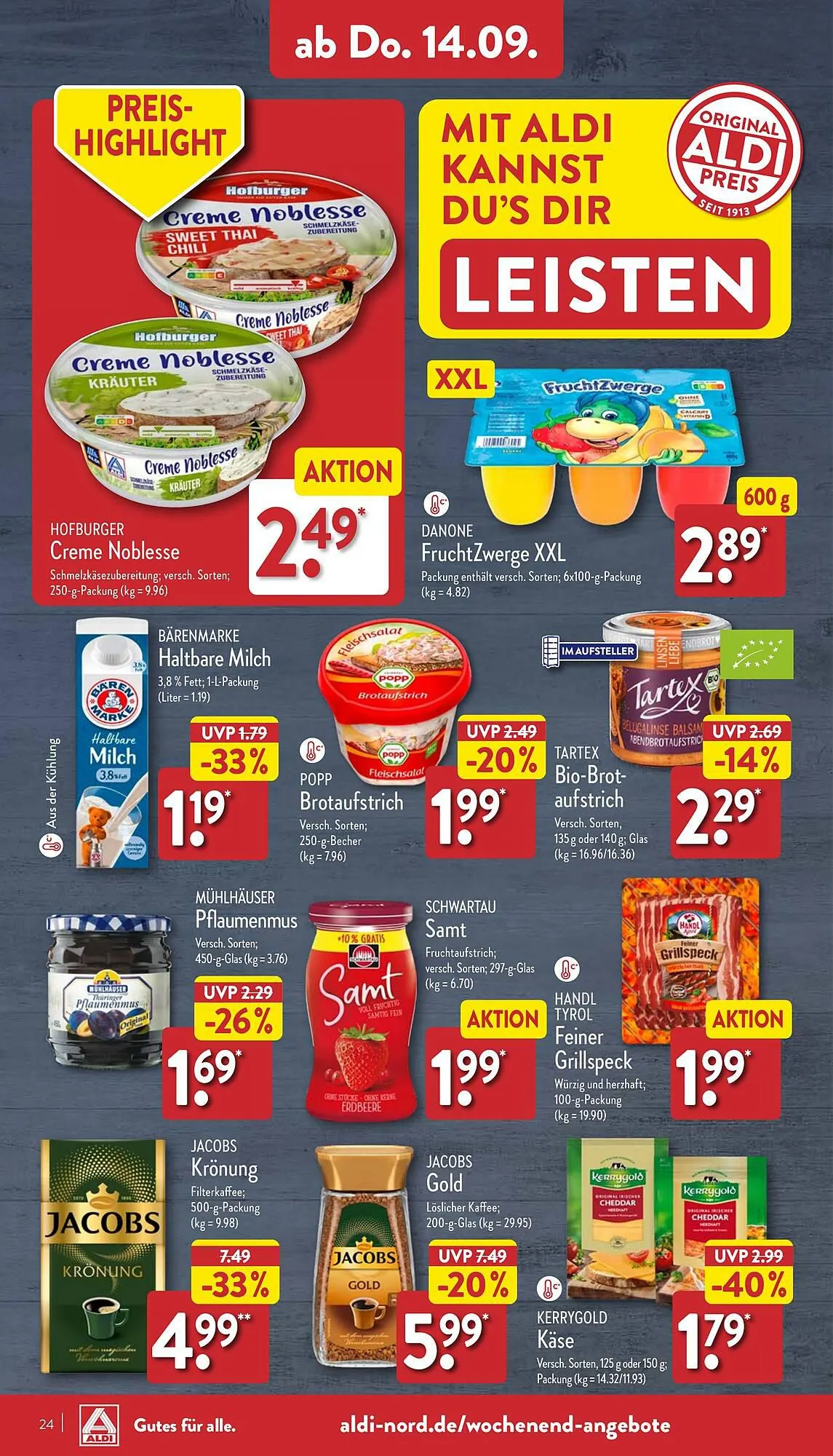 Aldi Duitsland Folder van 14 september tot 20 september 2023 - Folder pagina 24