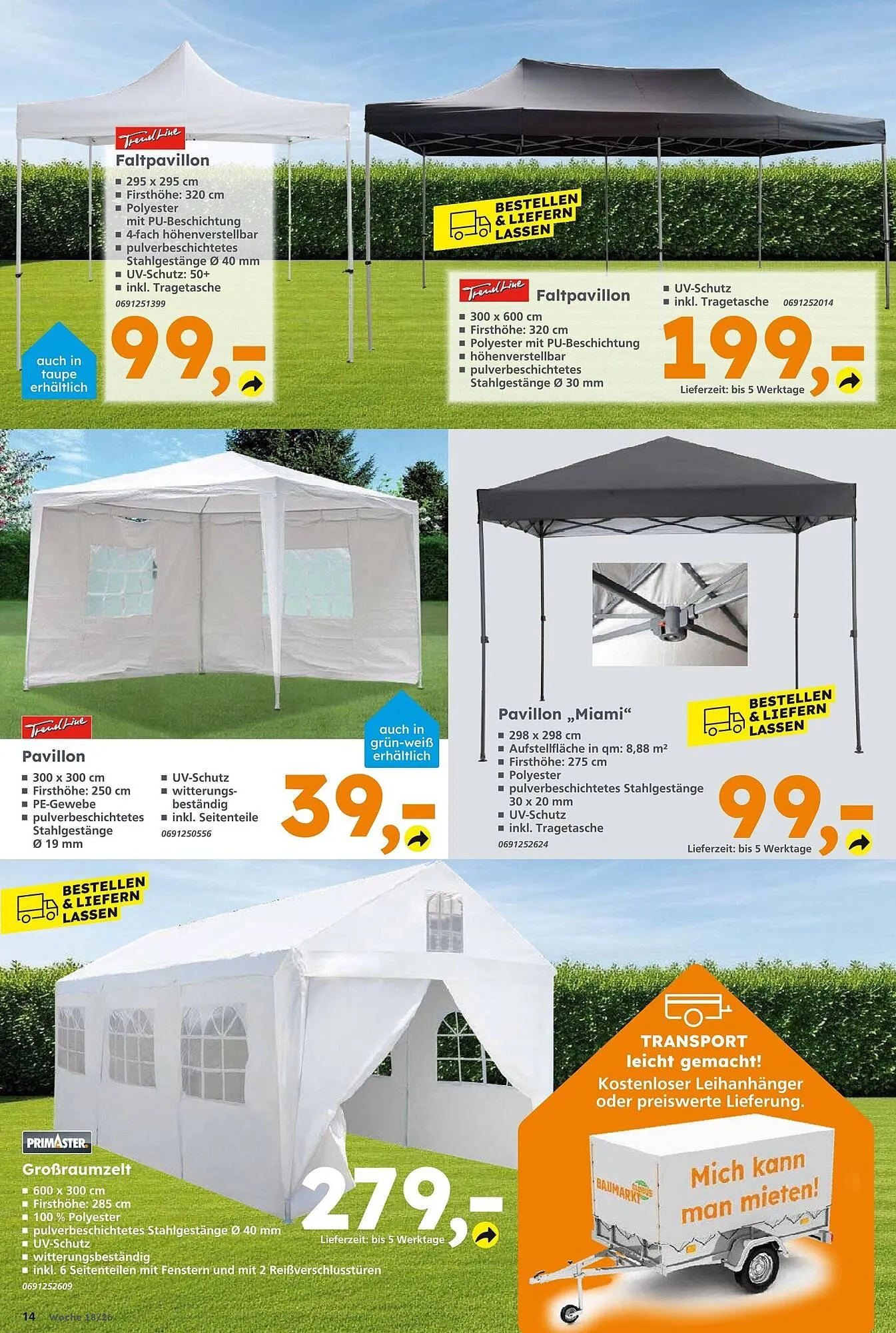 Globus Baumarkt Prospekt von 26. April bis 2. Mai 2026 - Prospekt seite 14