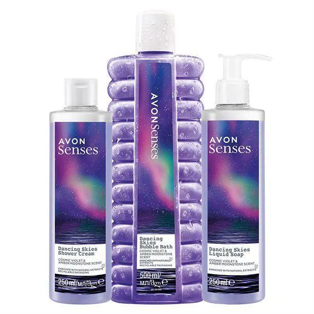 3dílná sada s vůní fialky a maliny