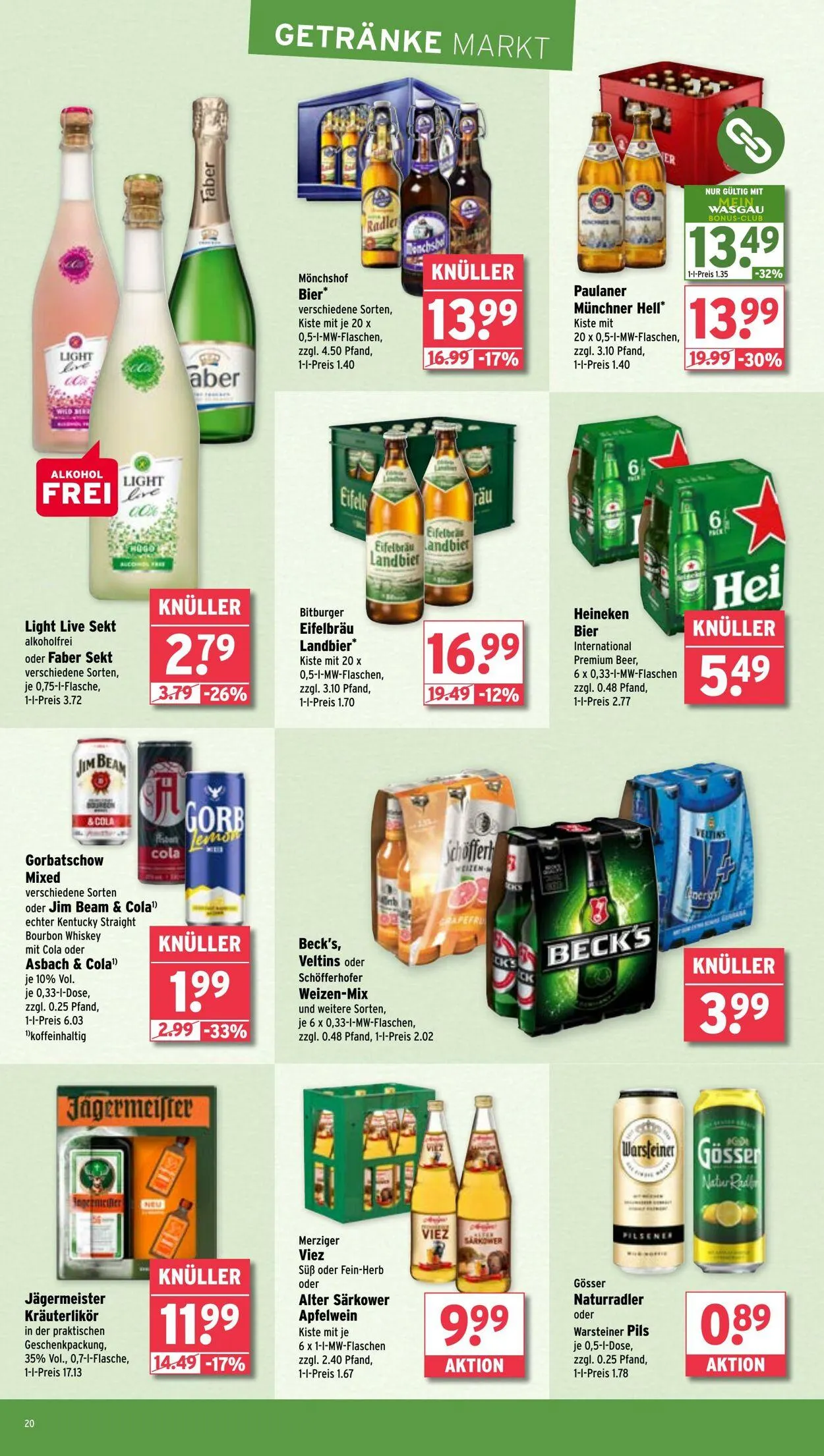 Wasgau von 19. Mai bis 24. Mai 2025 - Prospekt seite 20