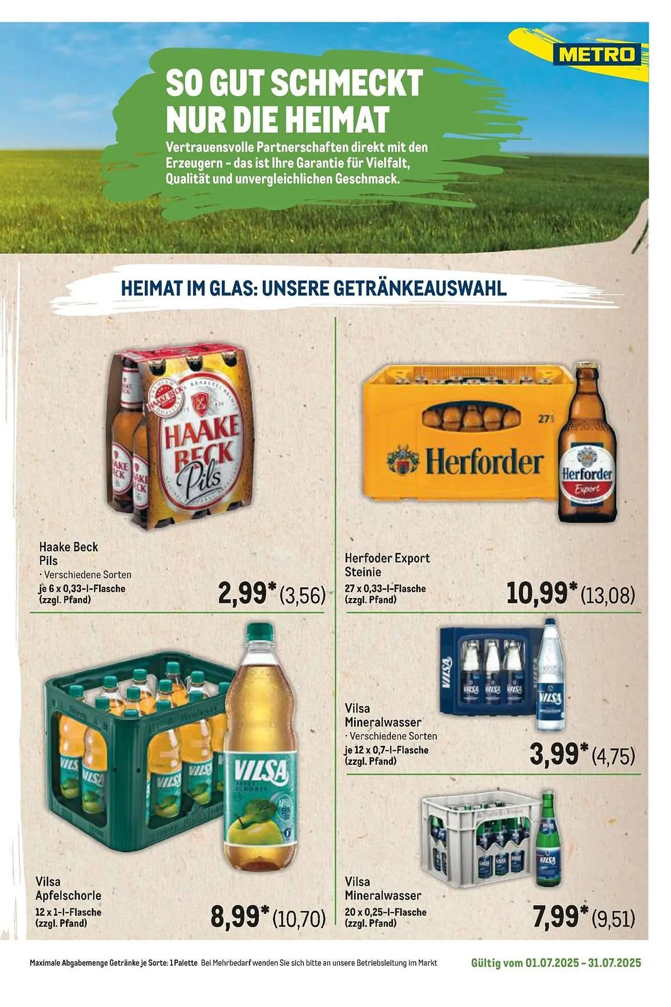 METRO Prospekt von 1. Juli bis 31. Juli 2025 - Prospekt seite 47