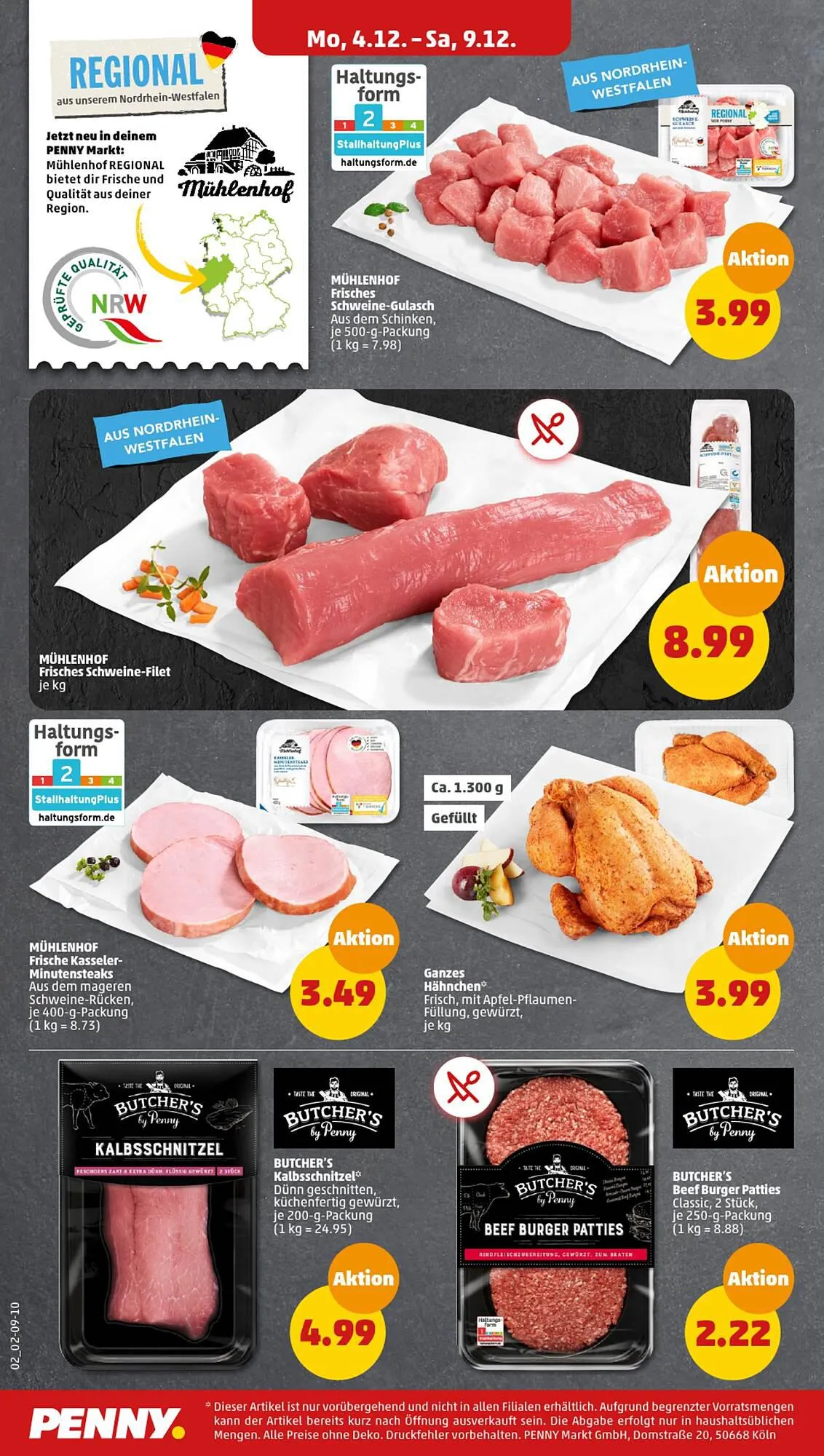 Penny Duitsland Folder van 4 december tot 9 december 2023 - Folder pagina 1