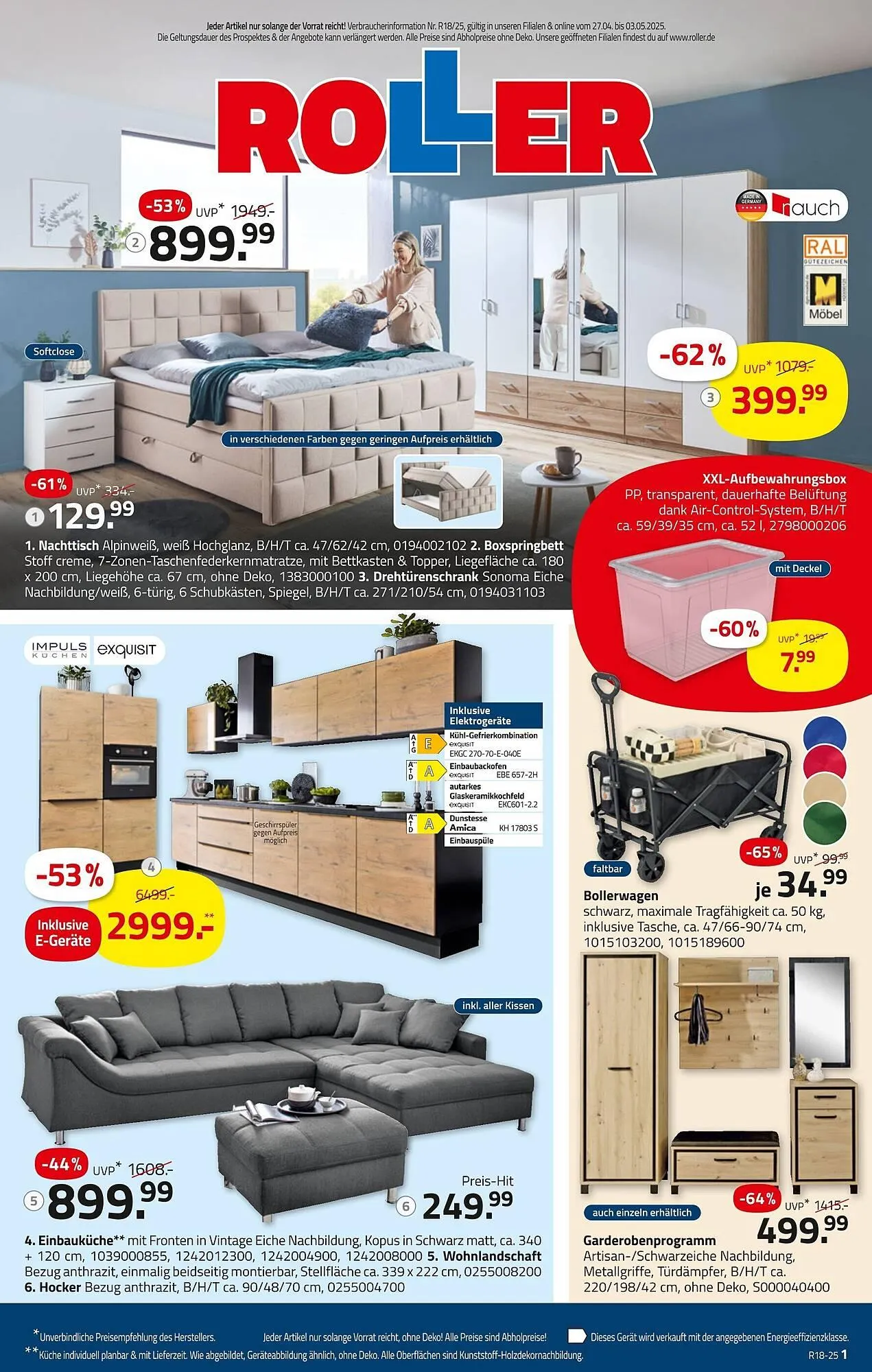 ROLLER Prospekt von 27. April bis 3. Mai 2025 - Prospekt seite 3
