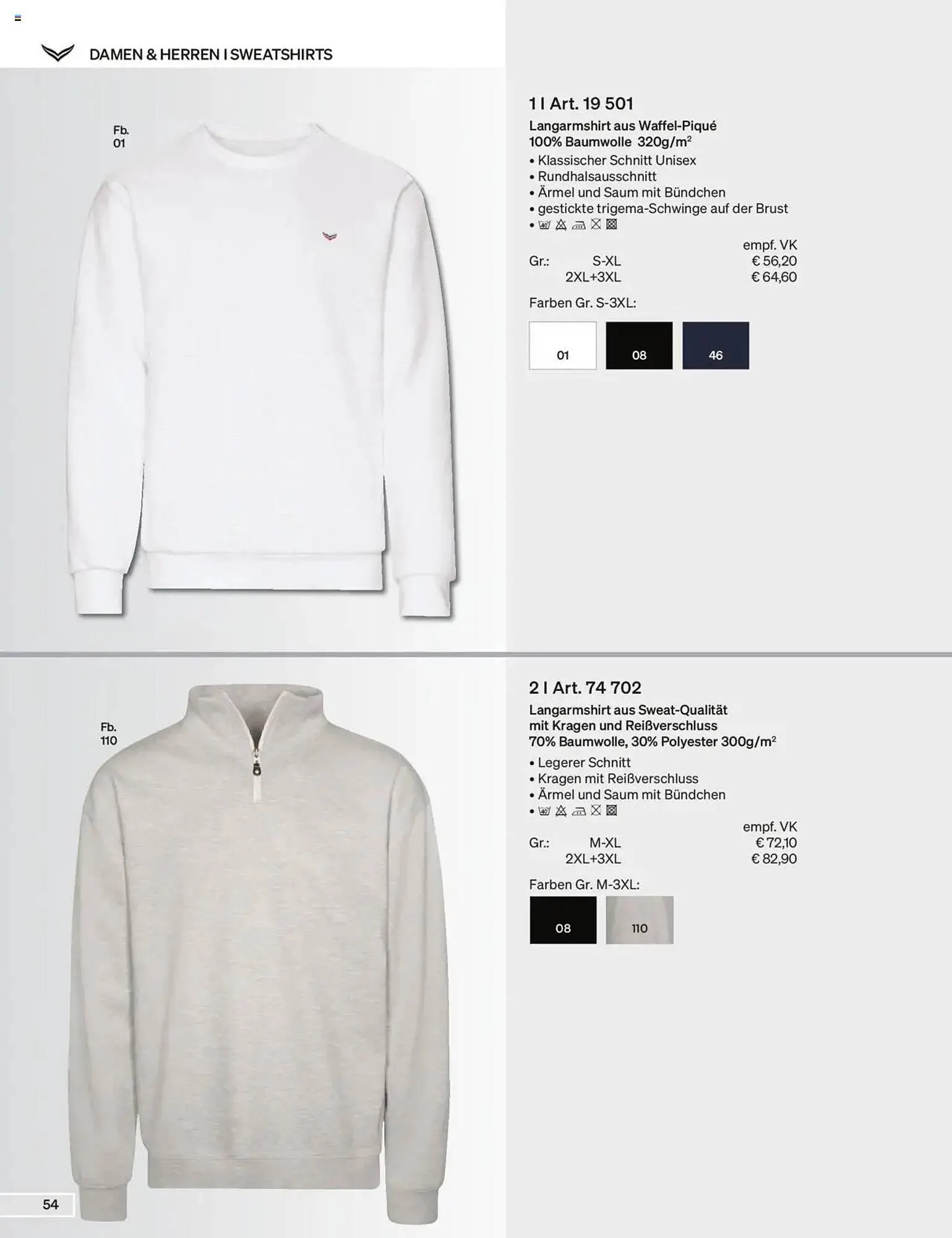 Trigema Prospekt von 17. Februar bis 17. August 2025 - Prospekt seite 54