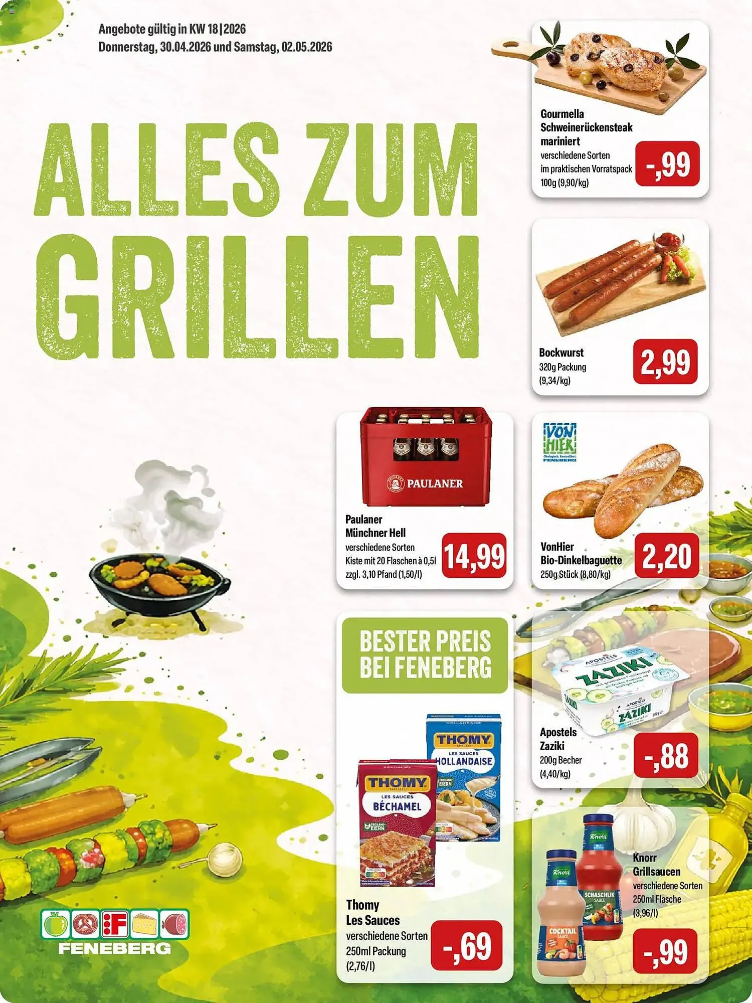 Feneberg Prospekt von 30. April bis 2. Mai 2026 - Prospekt seite 1