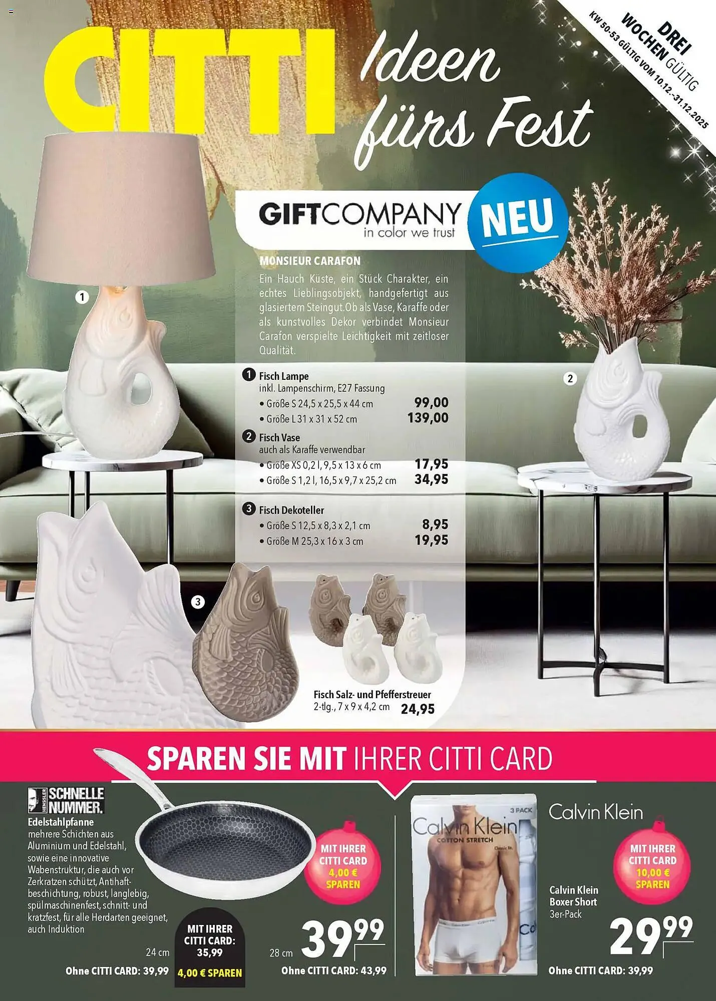 CITTI Markt Prospekt von 10. Dezember bis 31. Dezember 2025 - Prospekt seite 1