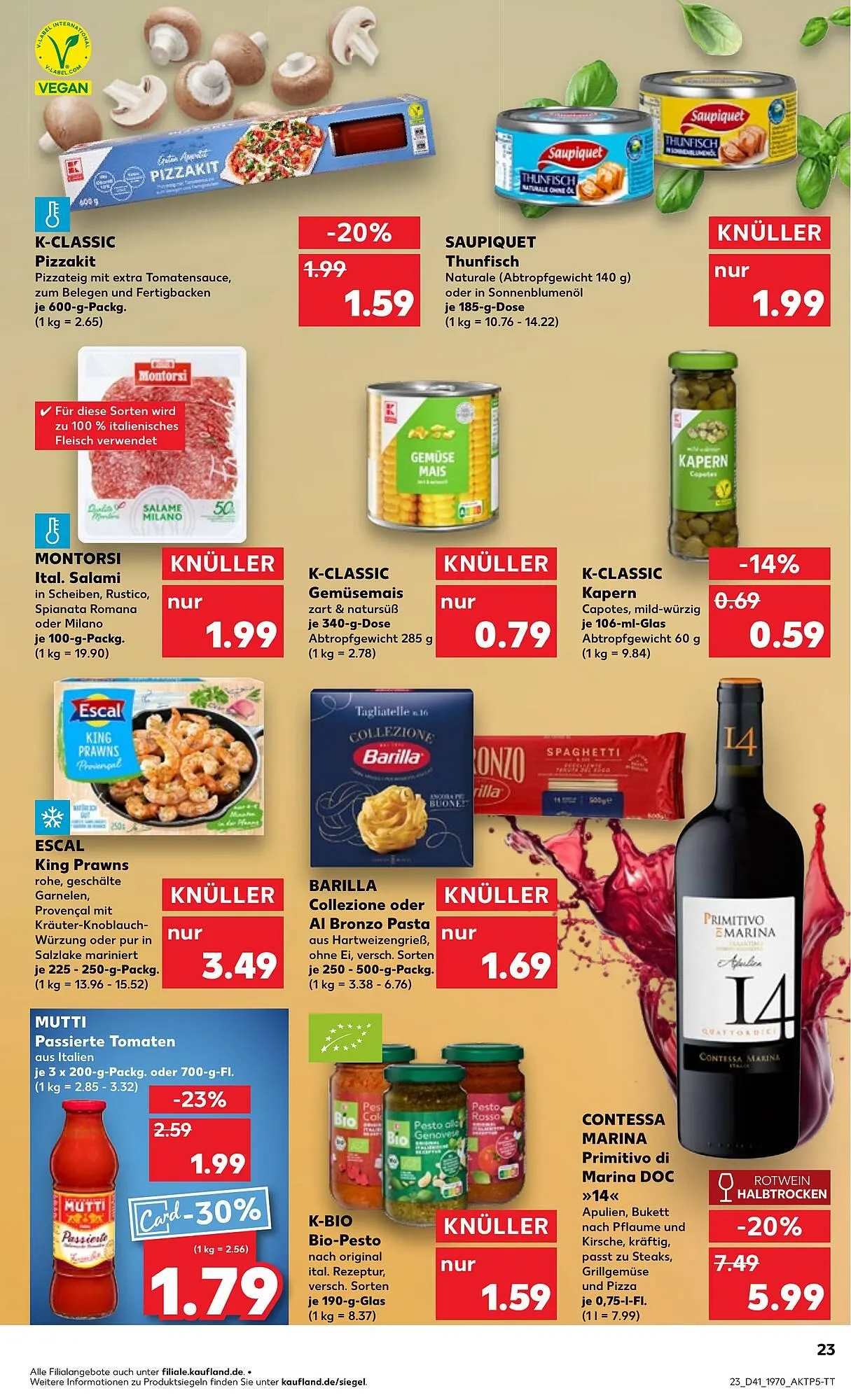 Kaufland Prospekt von 9. Oktober bis 15. Oktober 2025 - Prospekt seite 23