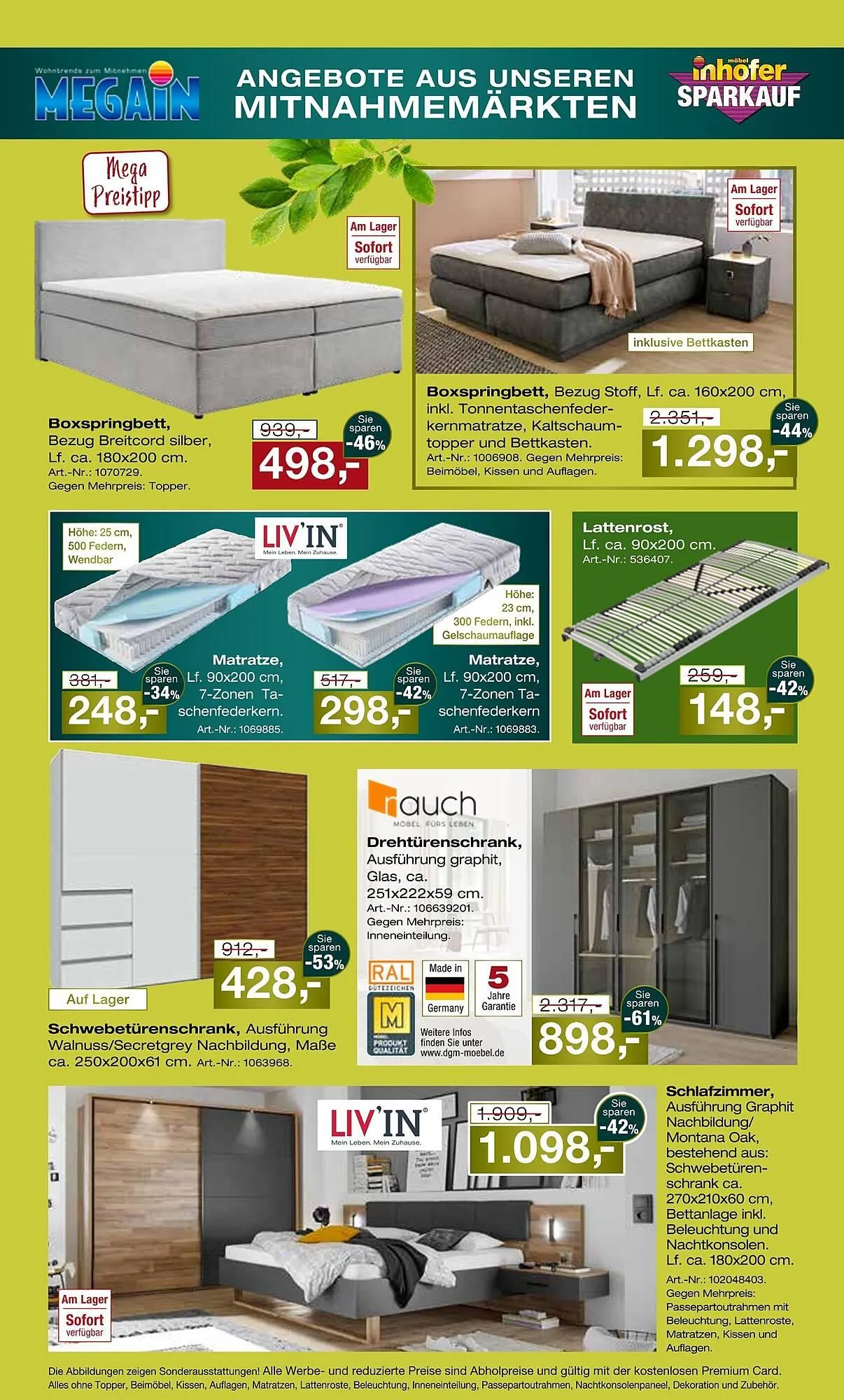 Möbel Inhofer Prospekt von 26. April bis 3. Mai 2025 - Prospekt seite 6