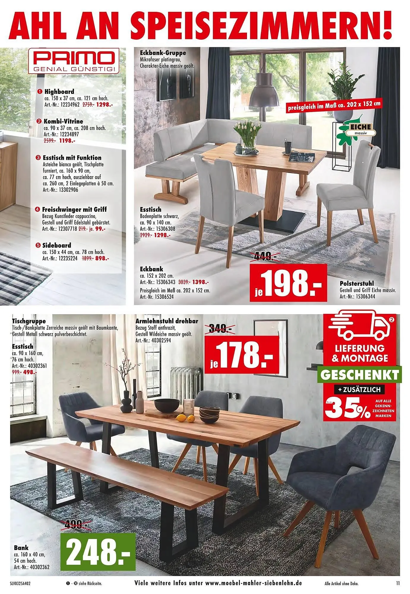 Möbel Mahler Prospekt von 26. Februar bis 25. März 2025 - Prospekt seite 11