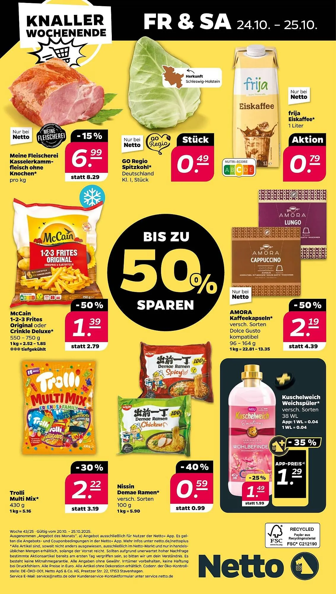 NETTO Prospekt von 20. Oktober bis 25. Oktober 2025 - Prospekt seite 38