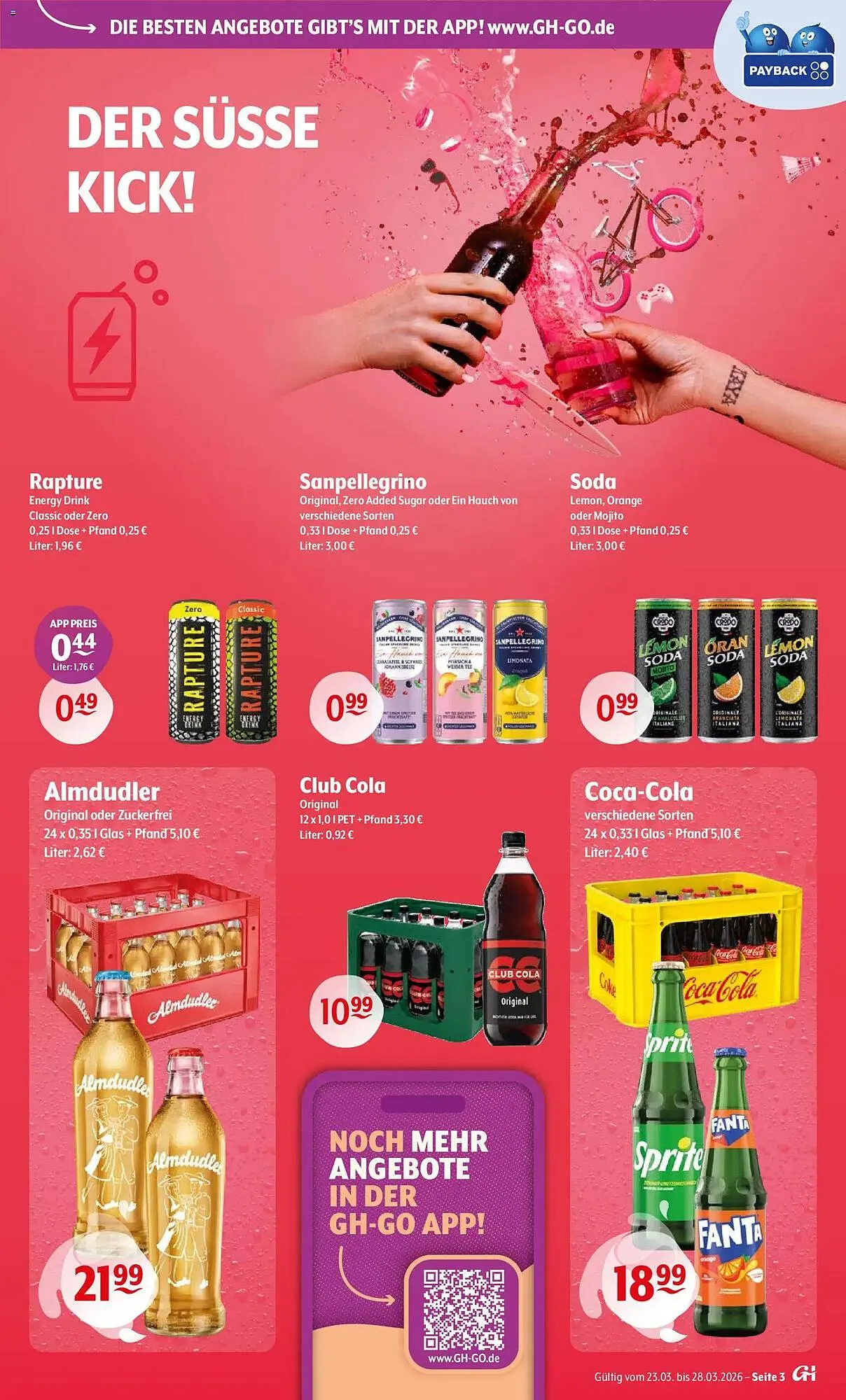 Getränke Hoffmann Prospekt von 23. März bis 28. März 2026 - Prospekt seite 3