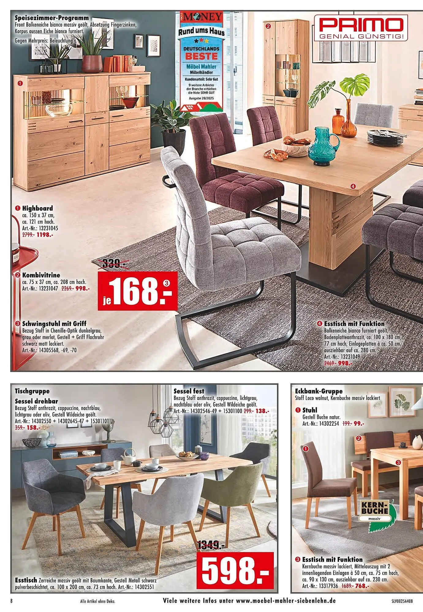 Möbel Mahler Katalog von 17. September bis 30. September 2025 - Prospekt seite 8