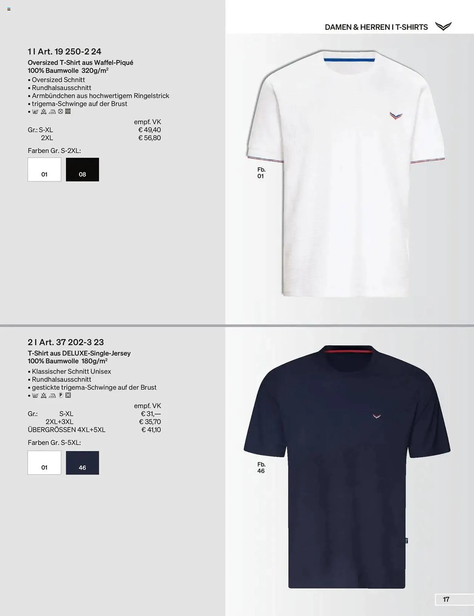 Trigema Prospekt von 17. Februar bis 17. August 2025 - Prospekt seite 17