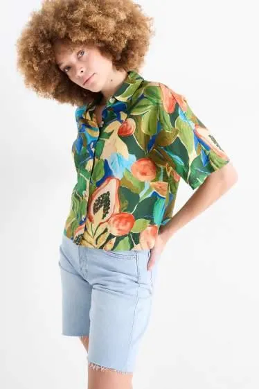 Blouse - patterned