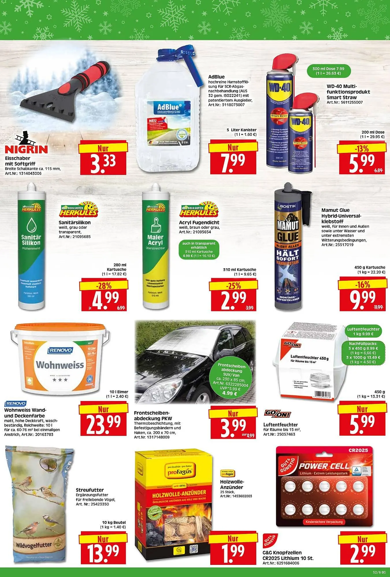 Herkules Baumarkt Prospekt von 22. Dezember bis 27. Dezember 2025 - Prospekt seite 6