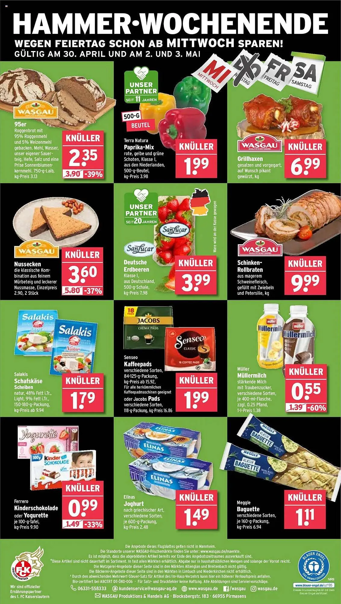 Wasgau Prospekt von 28. April bis 3. Mai 2025 - Prospekt seite 25