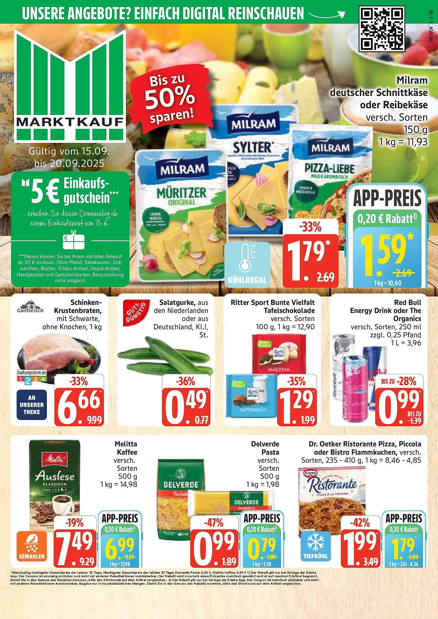 Marktkauf Prospekt von 14. September bis 20. September 2025 - Prospekt seite 1
