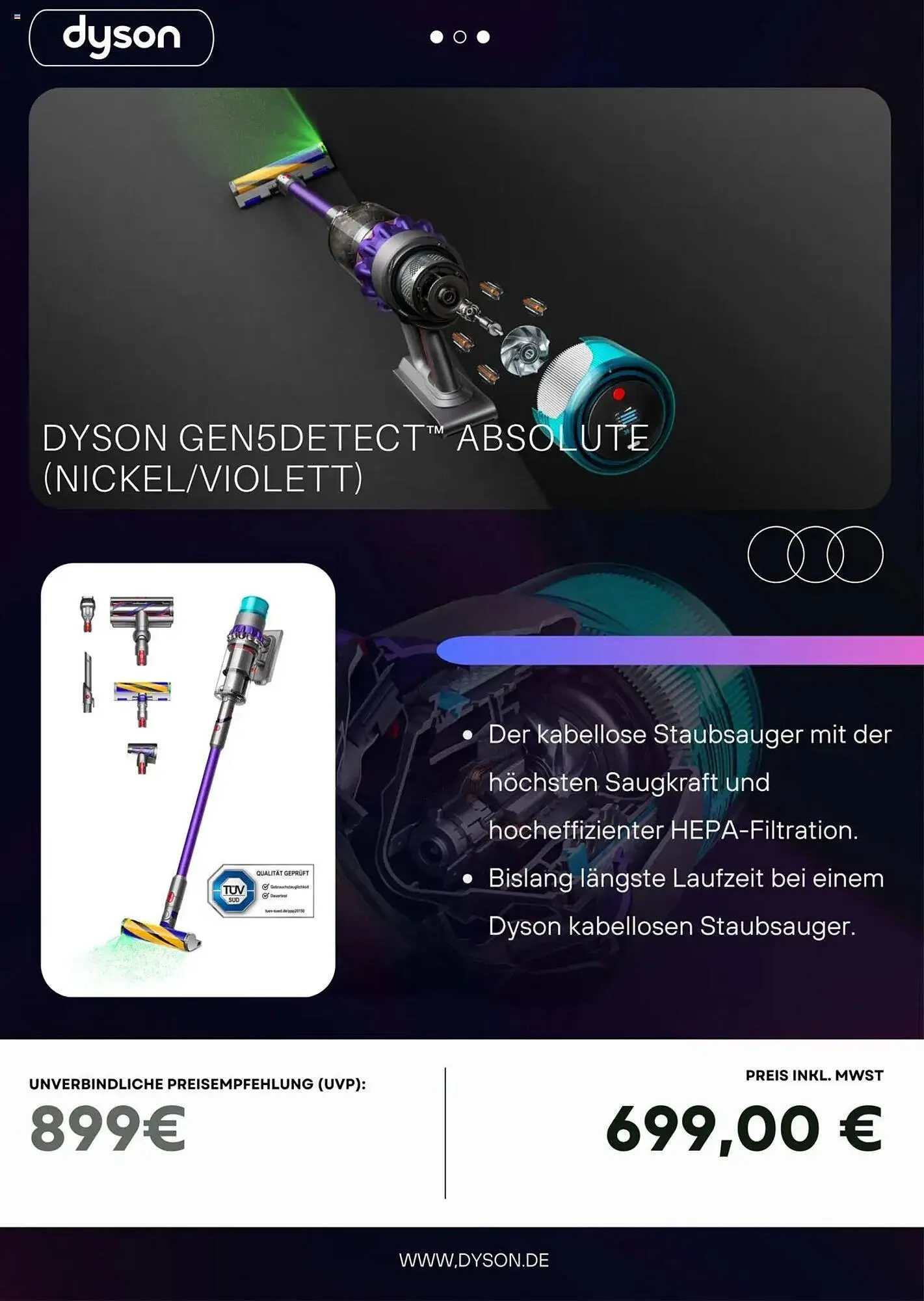 Dyson Prospekt von 4. März bis 3. April 2025 - Prospekt seite 3