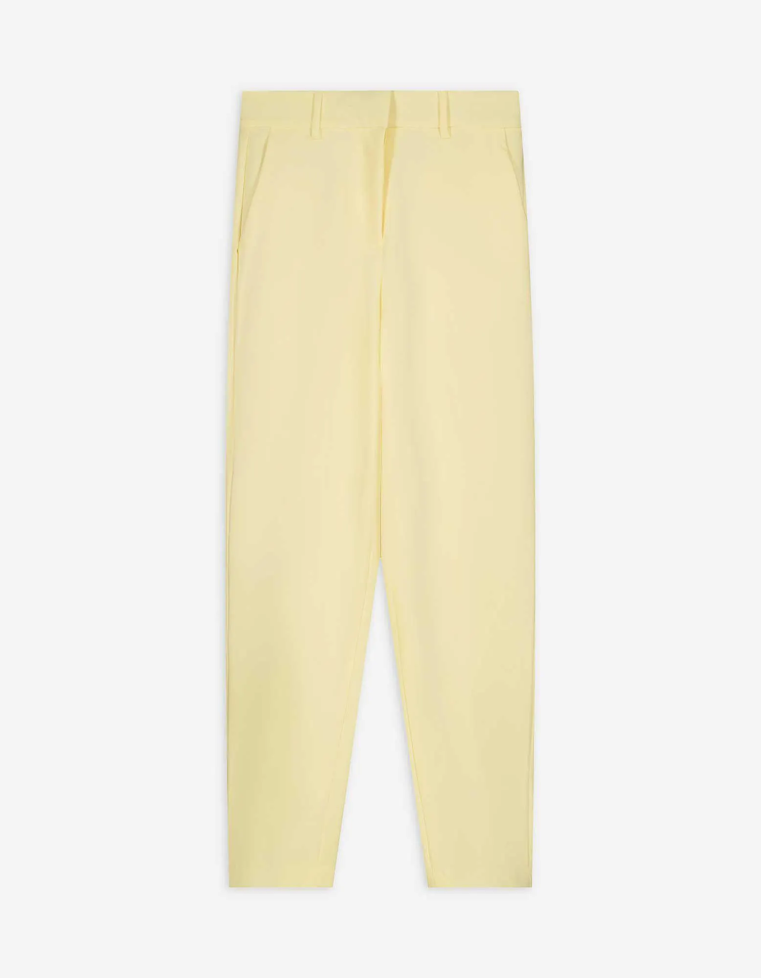 Hose - einfarbig - hellgelb