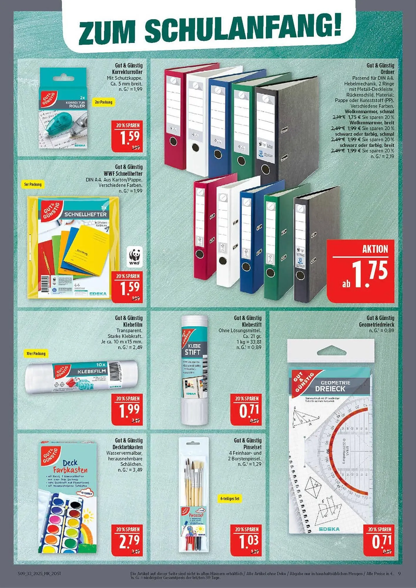 Marktkauf Prospekt von 11. August bis 16. August 2025 - Prospekt seite 9