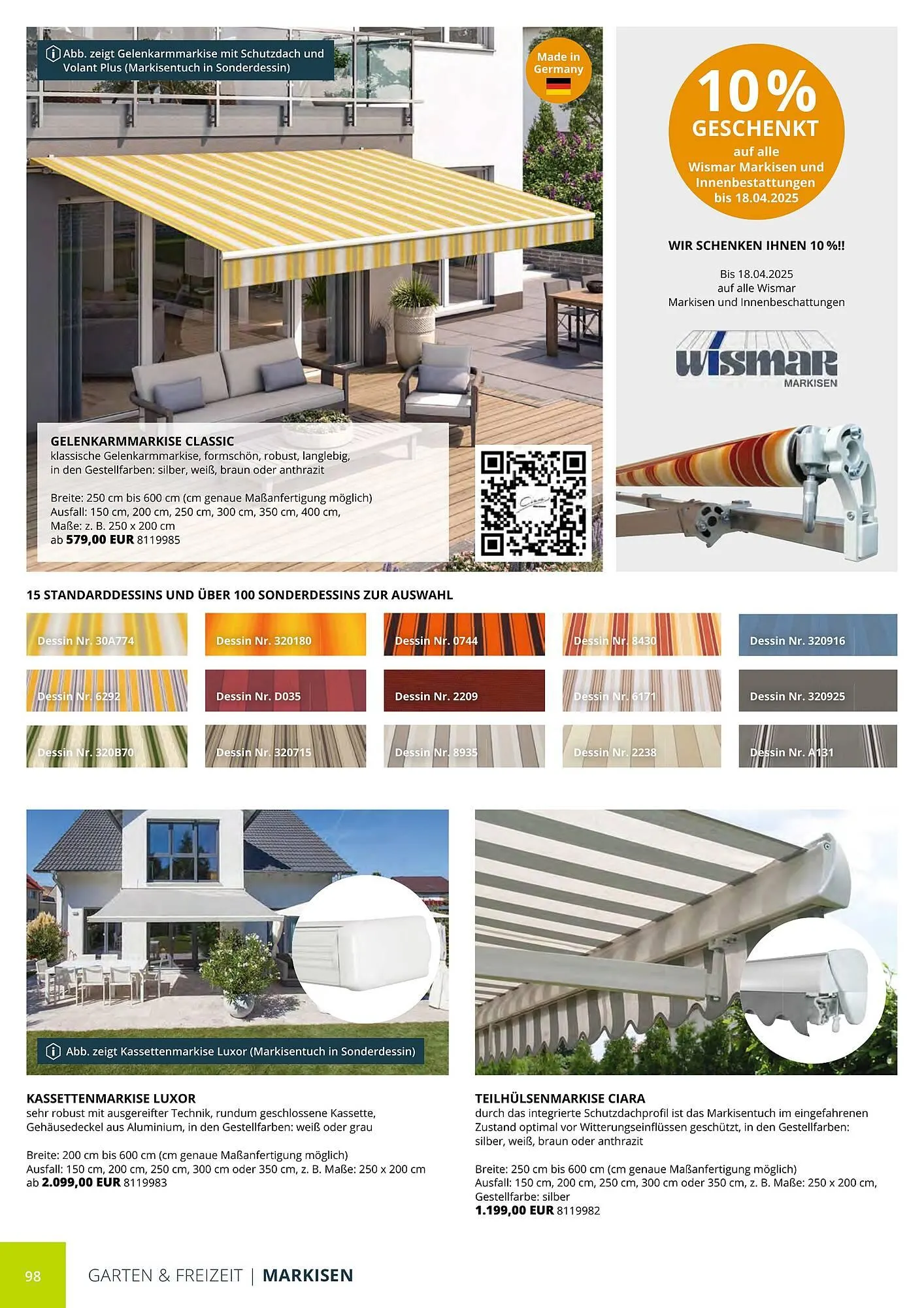 BBM Baumarkt Prospekt von 20. April bis 31. Dezember 2025 - Prospekt seite 98