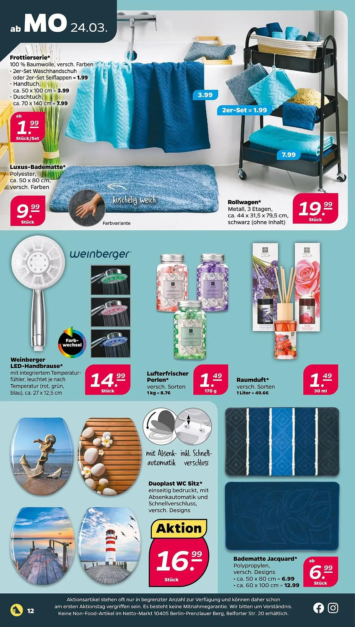 NETTO Prospekt von 24. März bis 29. März 2025 - Prospekt seite 12